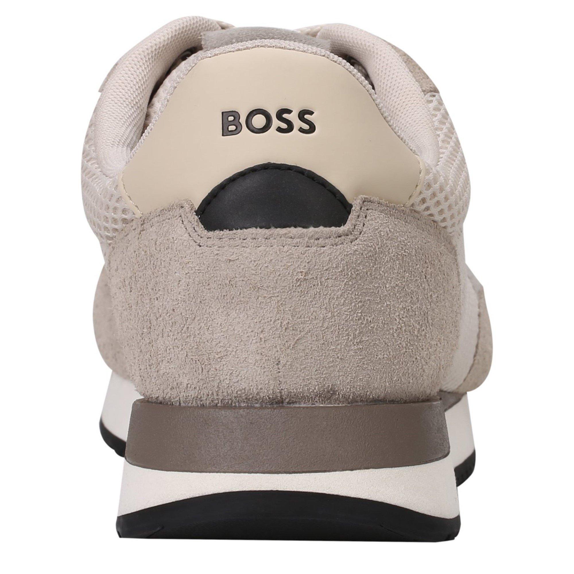 Light Beige 271 - Boss - Men's Kai Retro-inspired Trainers - 4