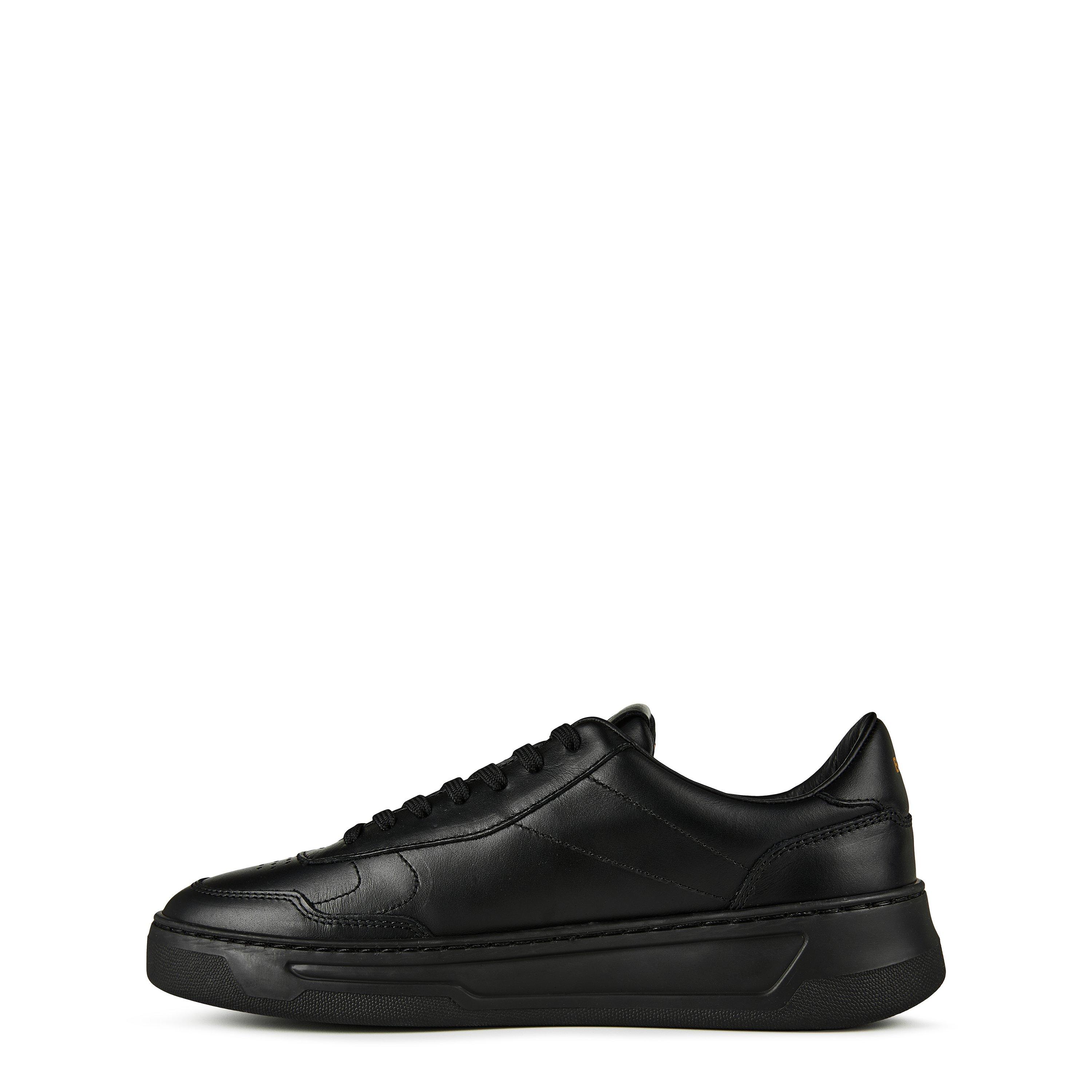 Black 005 - Boss - Men's Baltimore Tenn Trainers, Luxury Leather and Suede - 2