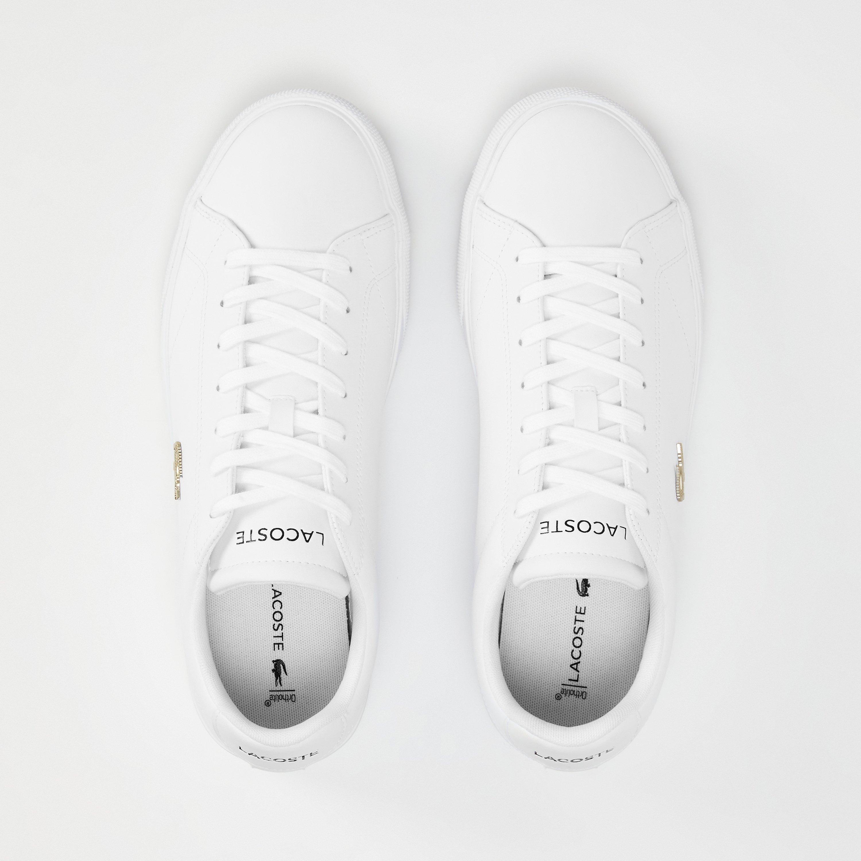 Wht/Wht/Gld 21G - Lacoste - Men's Lerond Pro Low-Top Trainers - 5