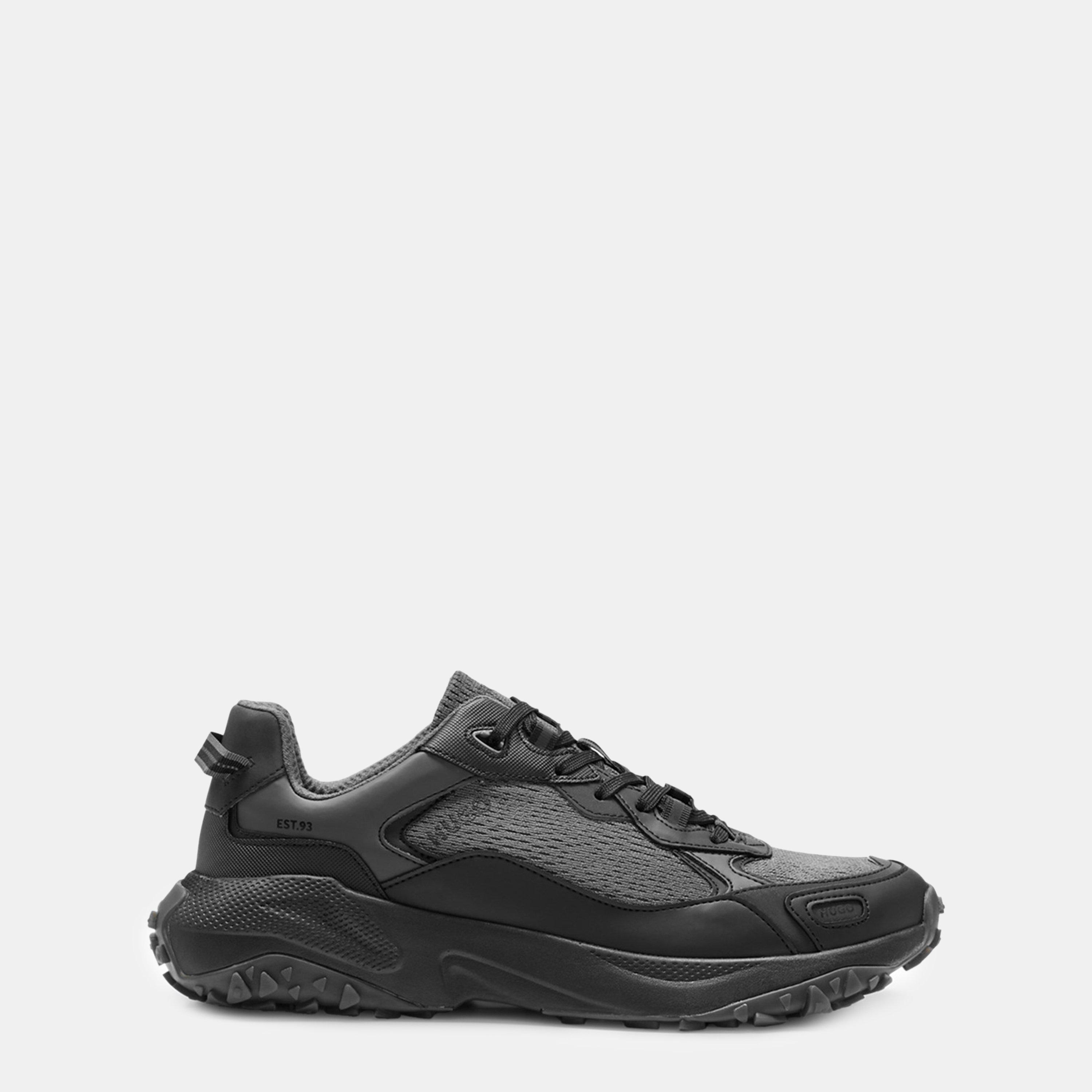 Hugo Men's Cyrus Low-Top Trainers - Charcoal 010 - 7 (41)