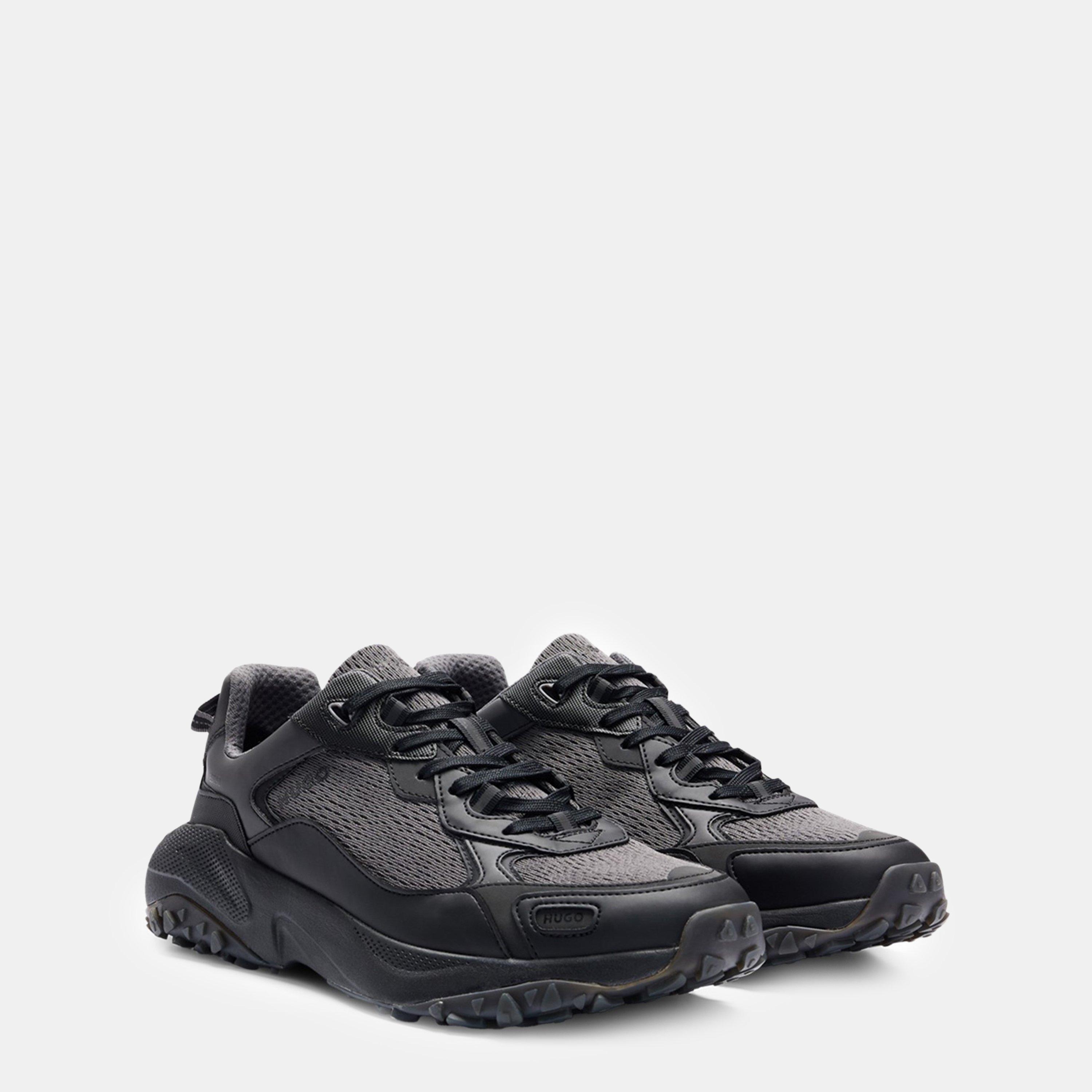 Charcoal 010 - Hugo - Men's Cyrus Low-Top Trainers - 3