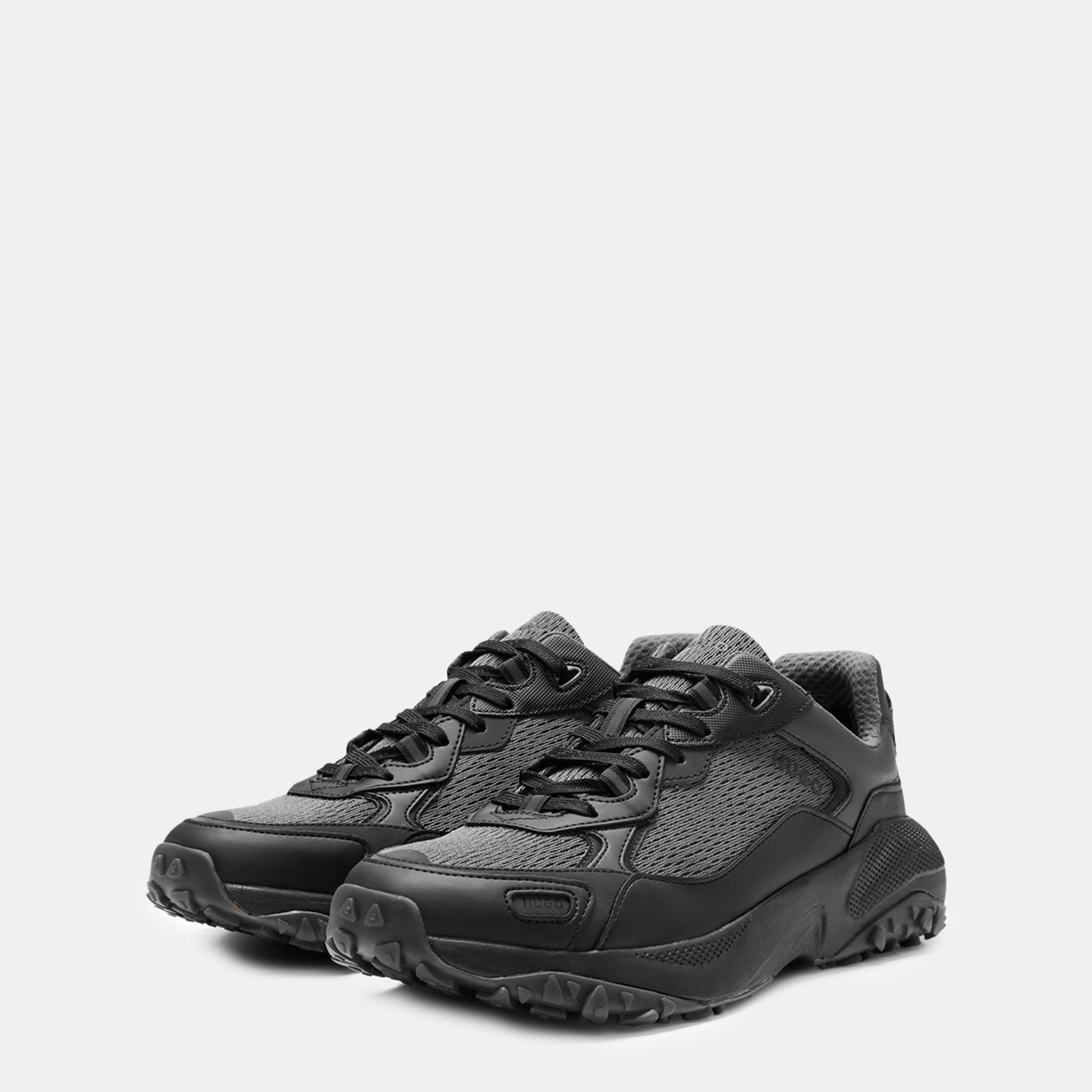 Charcoal 010 - Hugo - Men's Cyrus Low-Top Trainers - 6