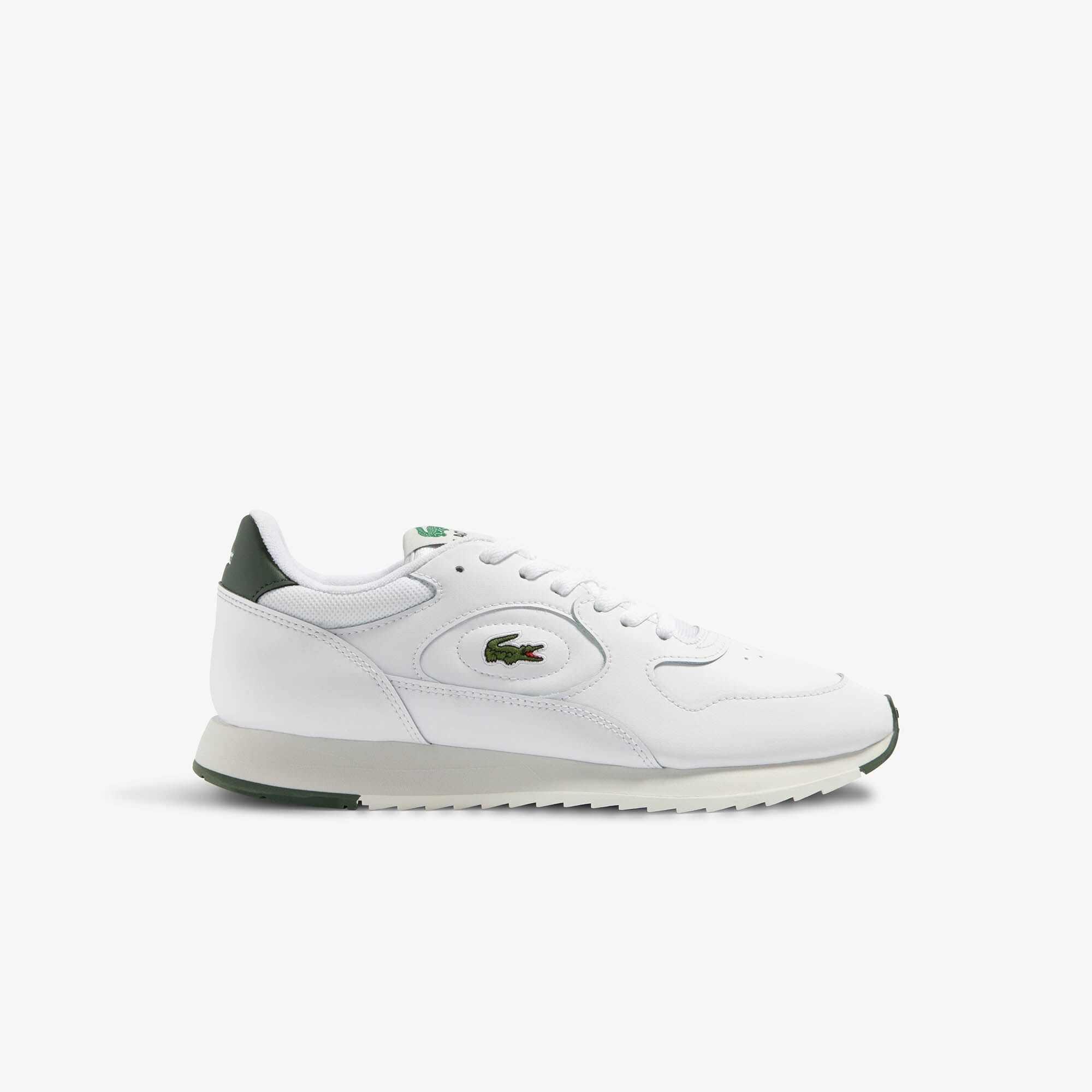 Lacoste Line Track Trainers - White/Green - Size 11 (46)