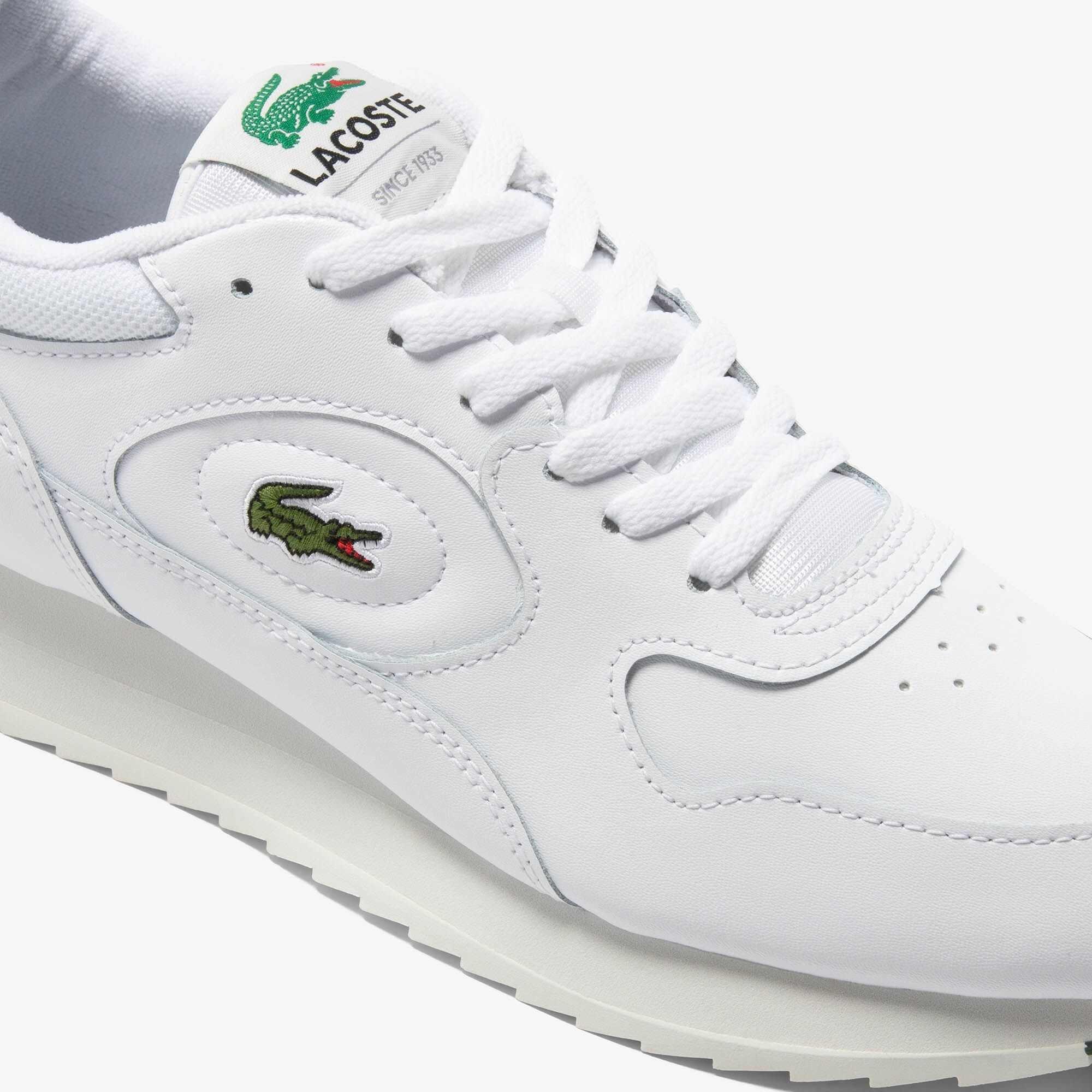 Blanc/Vert - Lacoste - Lacoste Line Track Trainers - 5