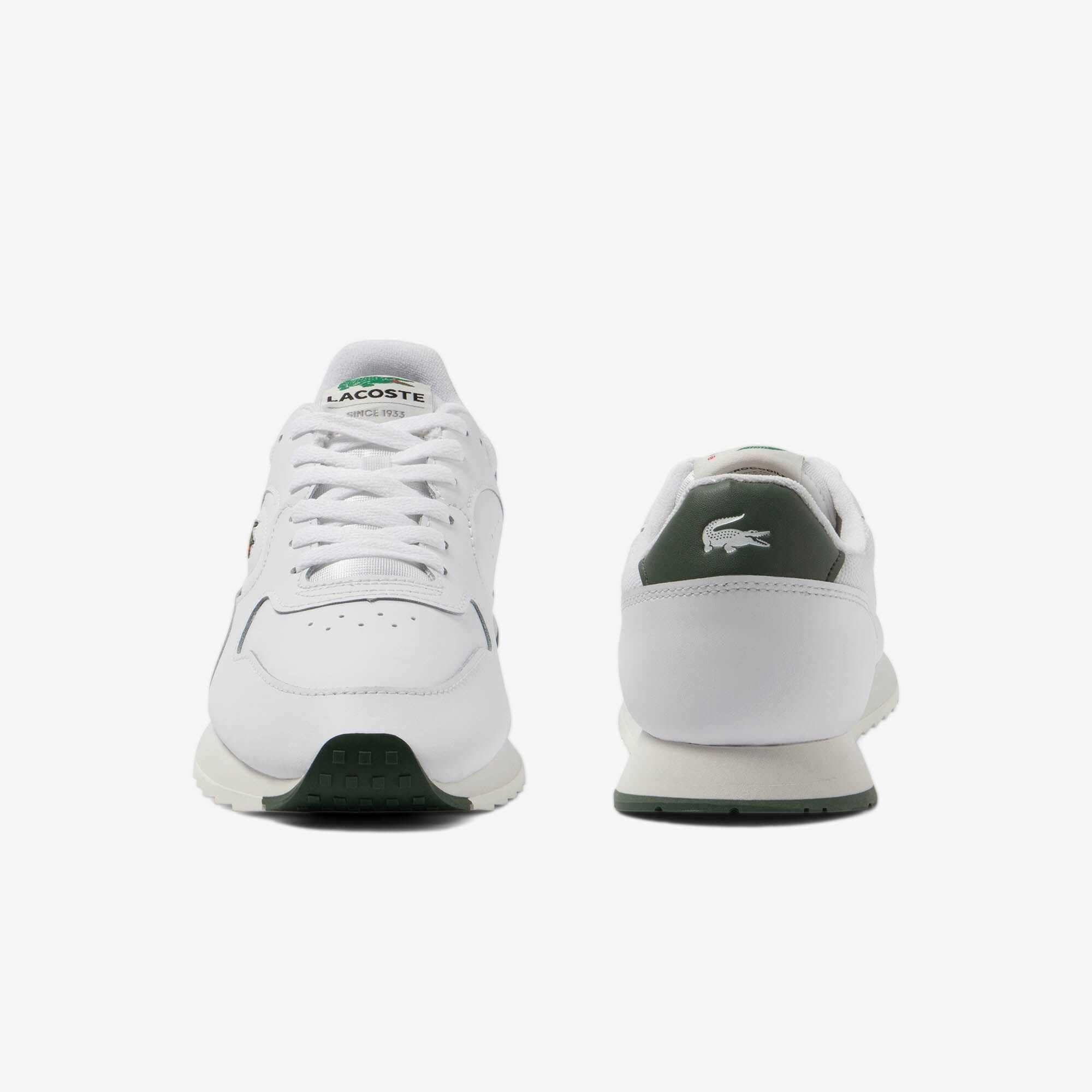 Blanc/Vert - Lacoste - Lacoste Line Track Trainers - 6