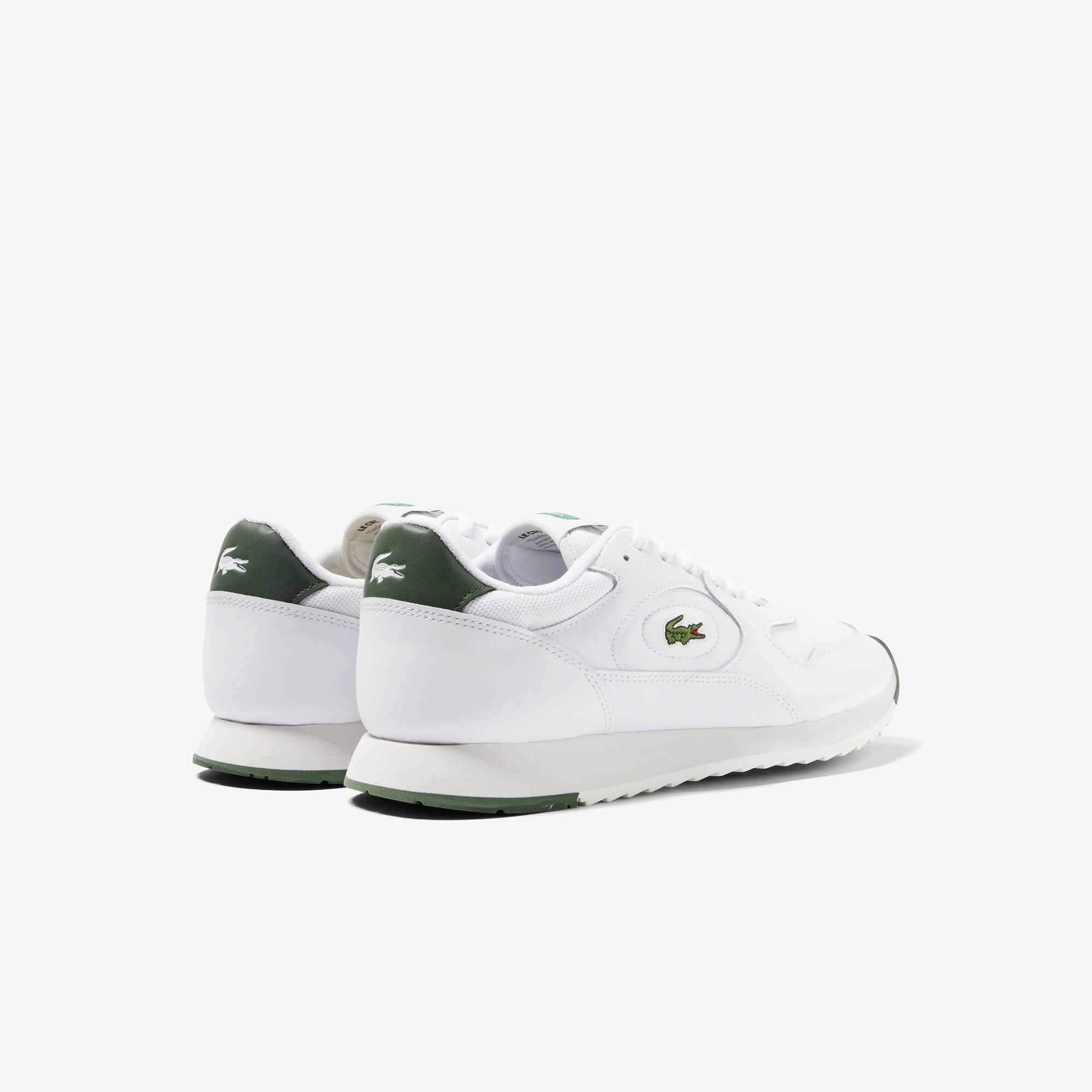 Blanc/Vert - Lacoste - Lacoste Line Track Trainers - 3