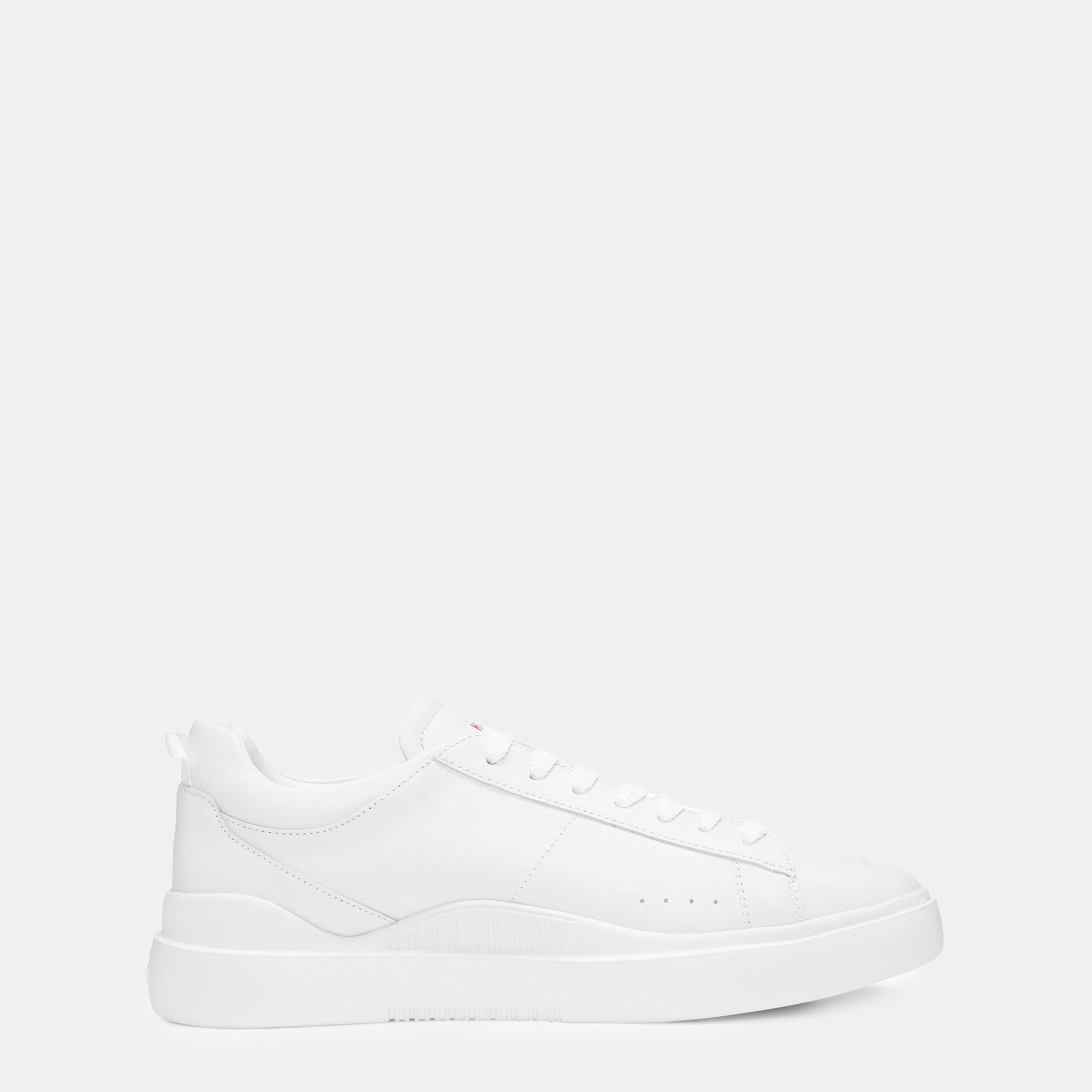 Hugo Men's Blake Tenn Leather Trainers - White - 8 (42)