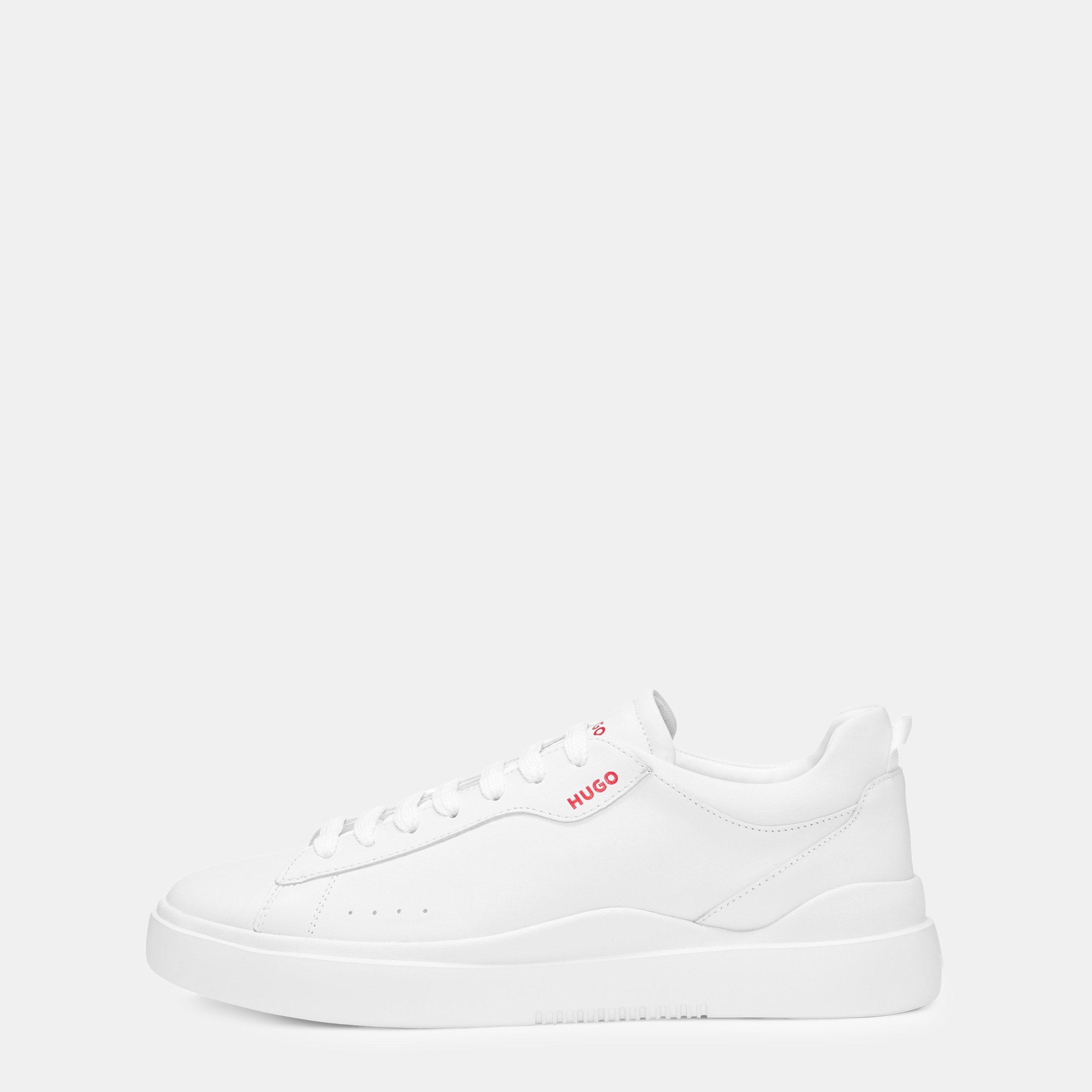 White - Hugo - Tenn Leather Trainers - 2