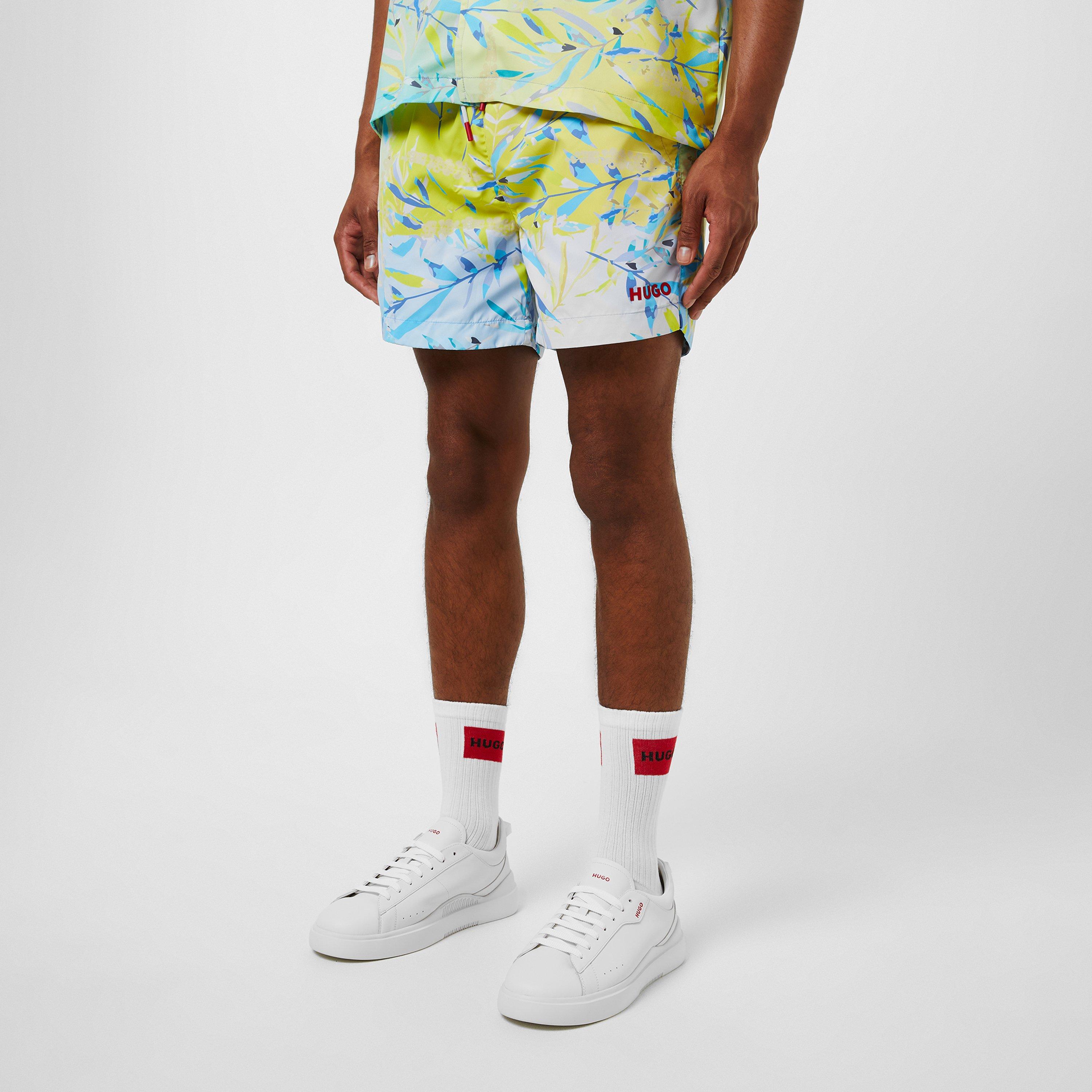 White - Hugo - Tenn Leather Trainers - 3