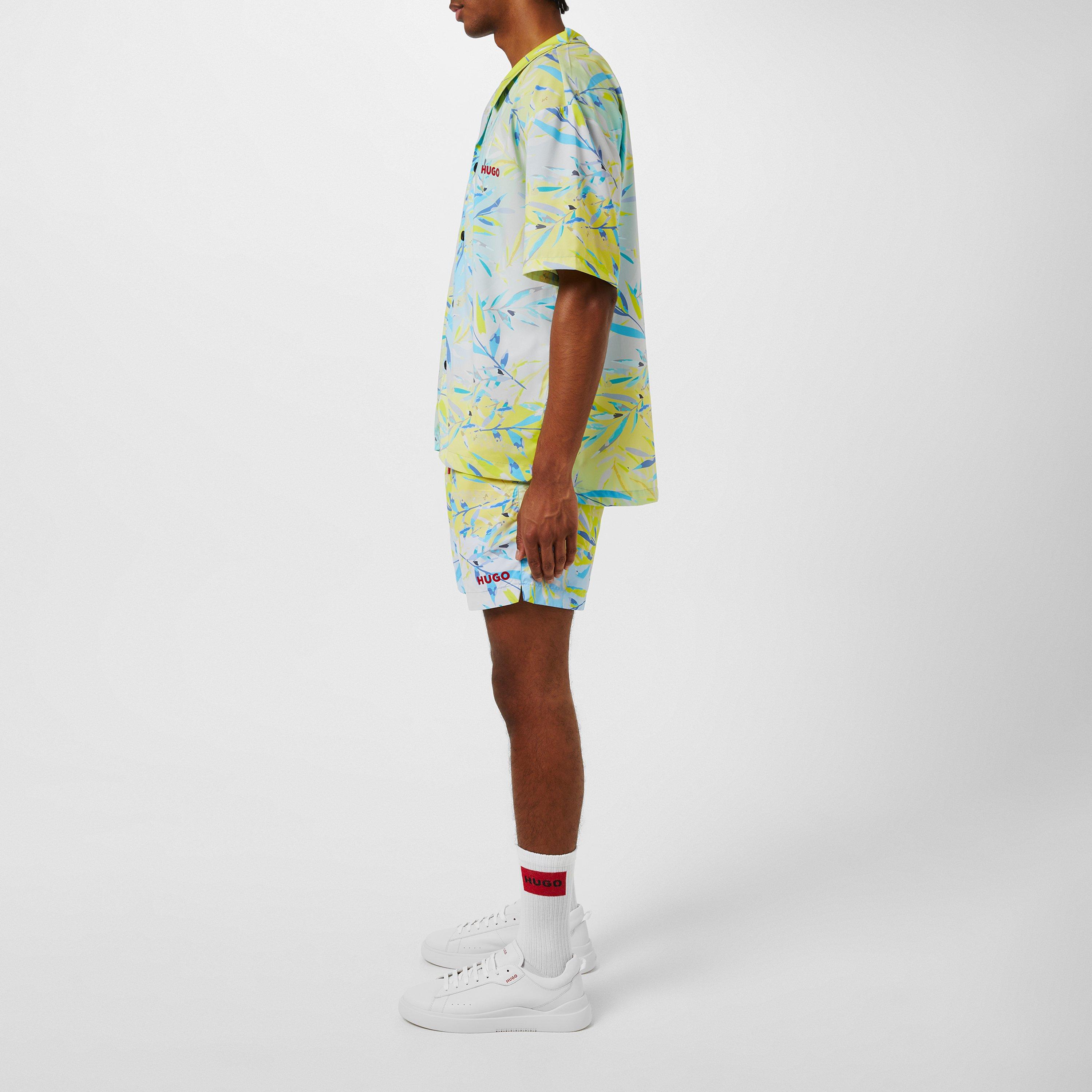 White - Hugo - Tenn Leather Trainers - 6