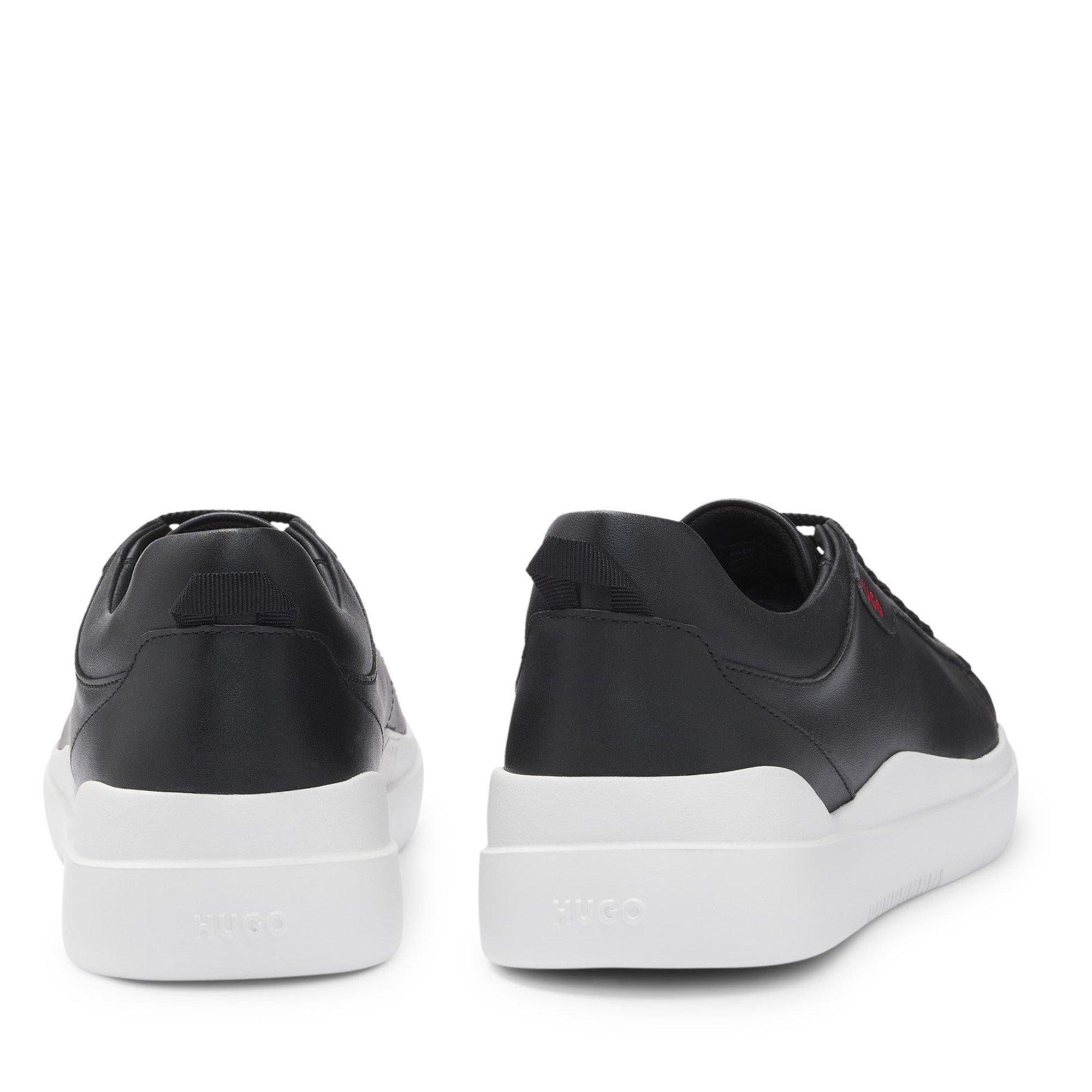 Black - Hugo - Tenn Leather Trainers - 5