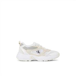 Calvin Klein Jeans Retro Tennis Suede And Mesh Trainers