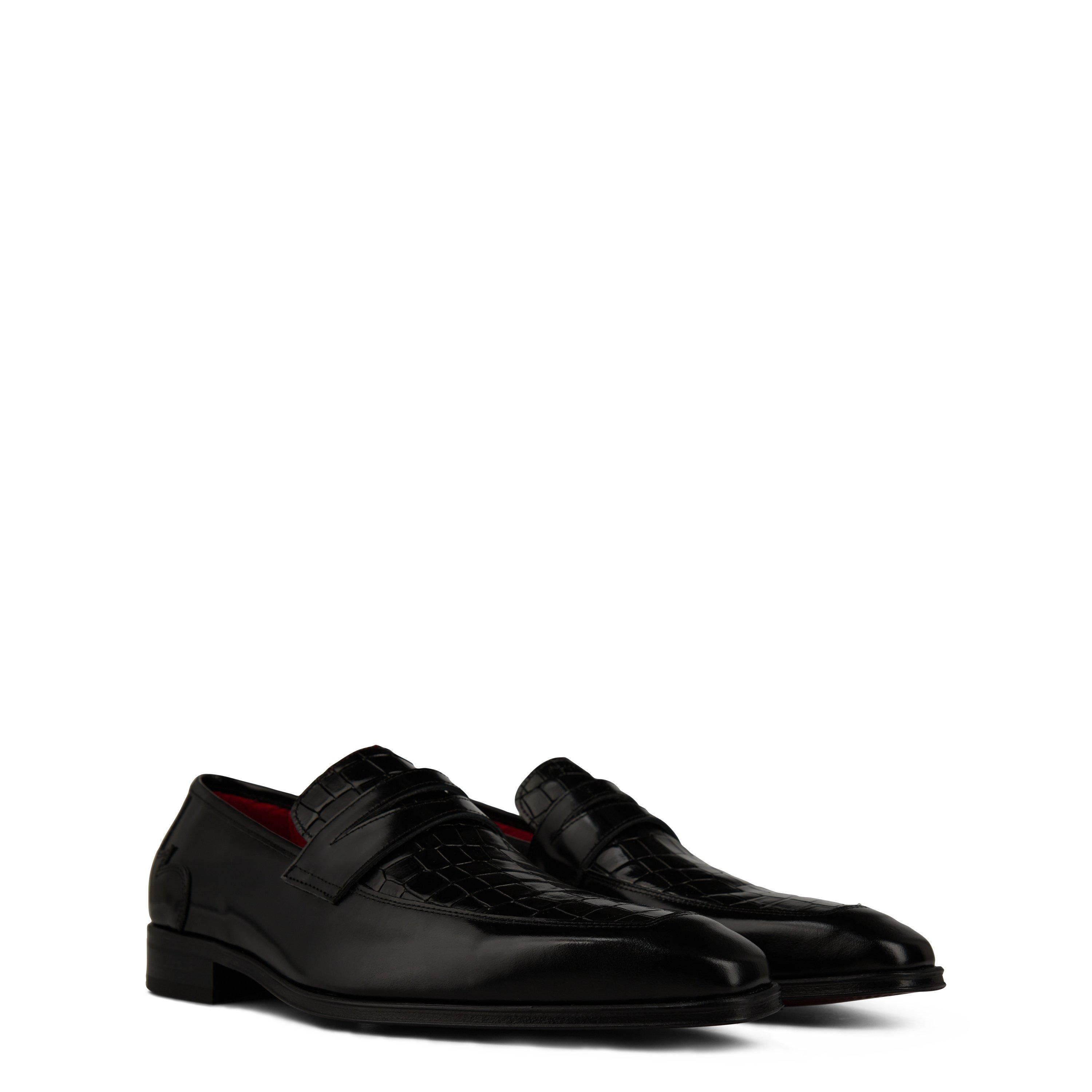 Black Croc - Jeffery West - Soprano Loafers - 4