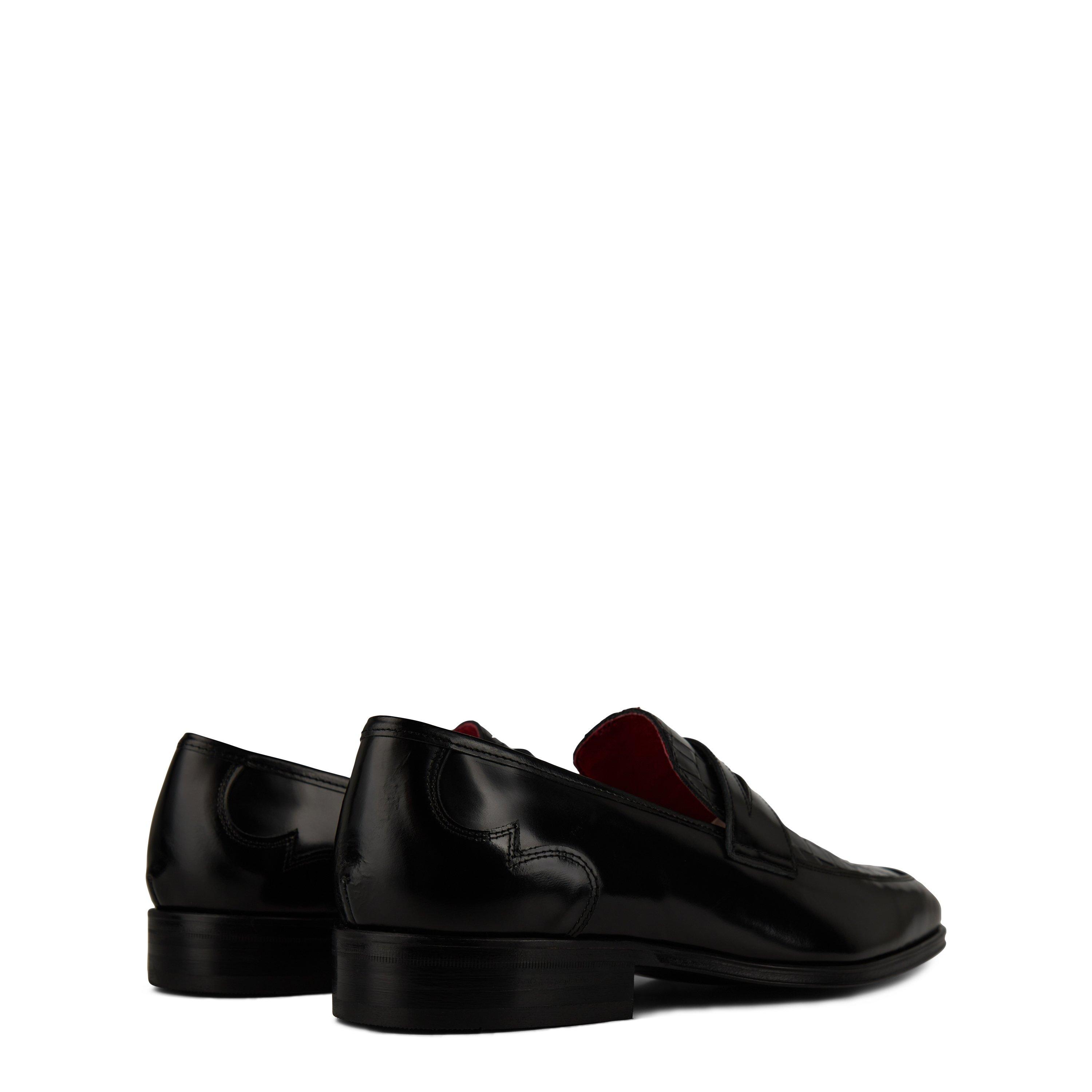 Black Croc - Jeffery West - Soprano Loafers - 5