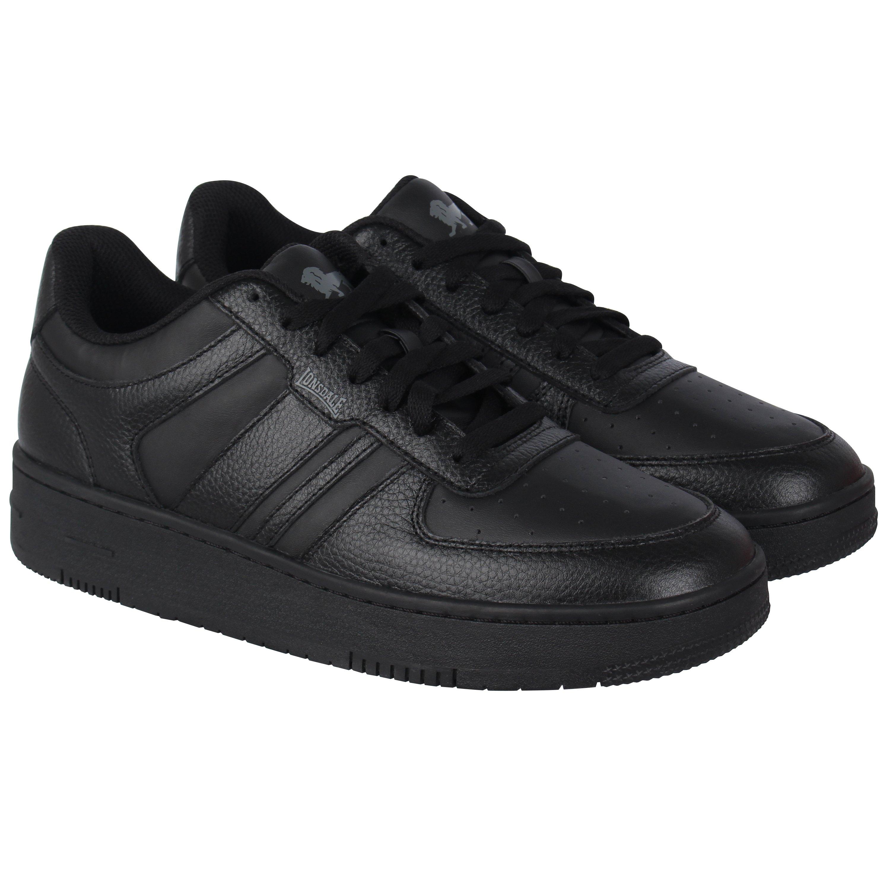 Noir - Lonsdale - Men's Hyde Low-Top Trainers - 5
