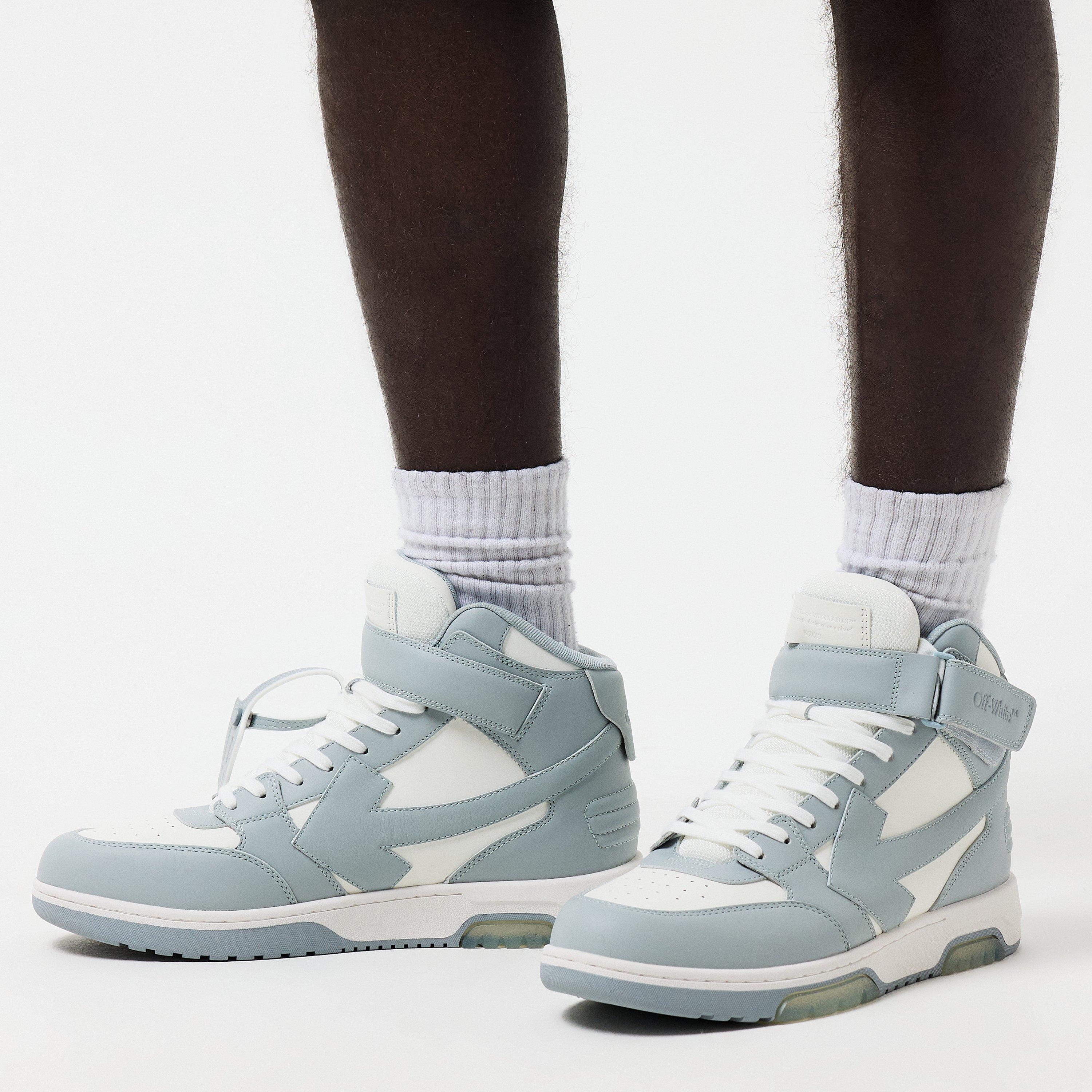 White/Grey - Off White - Men's Out Of Office High Top Retro Sneakers - 3