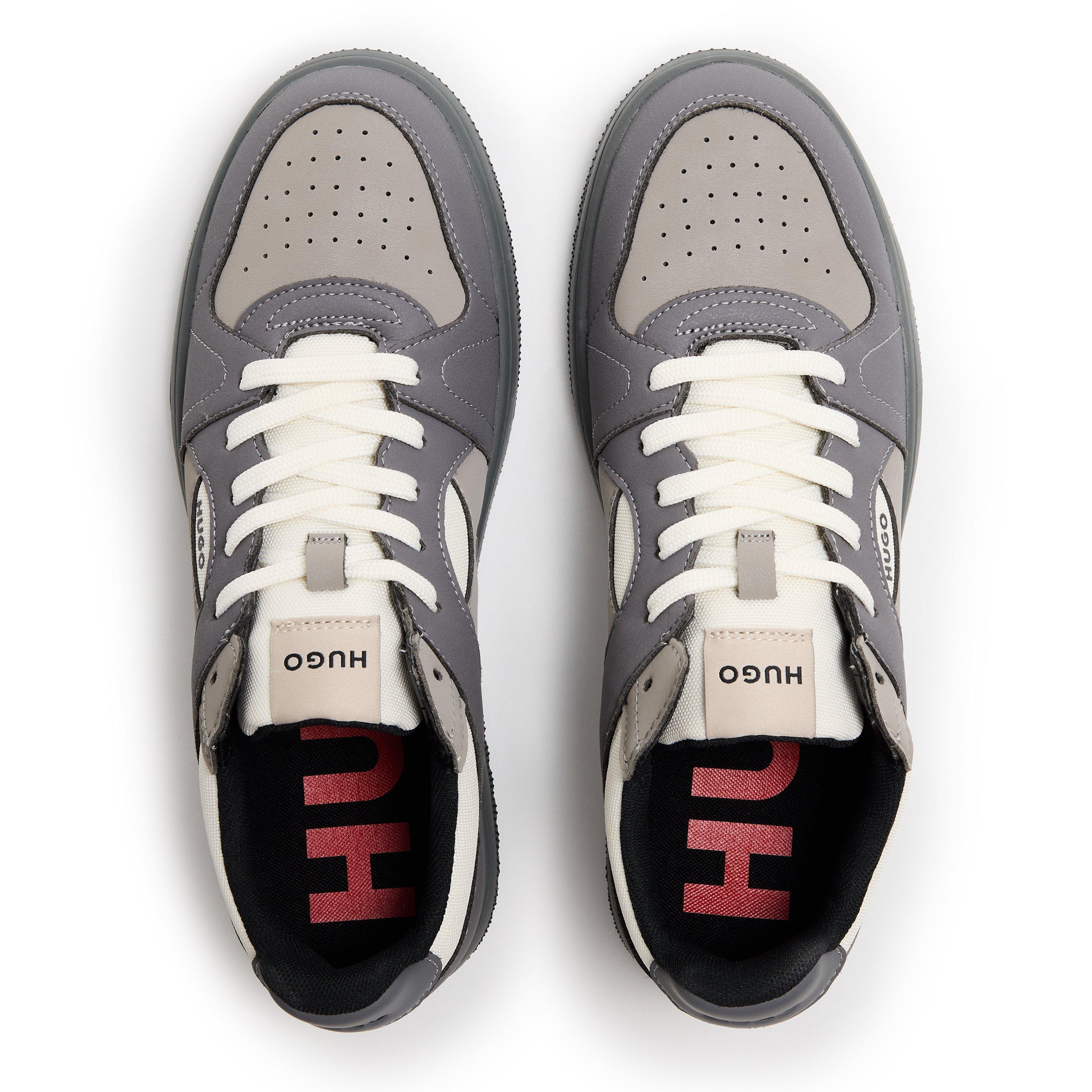 Medium Grey - Hugo - Logo Trainers - 4