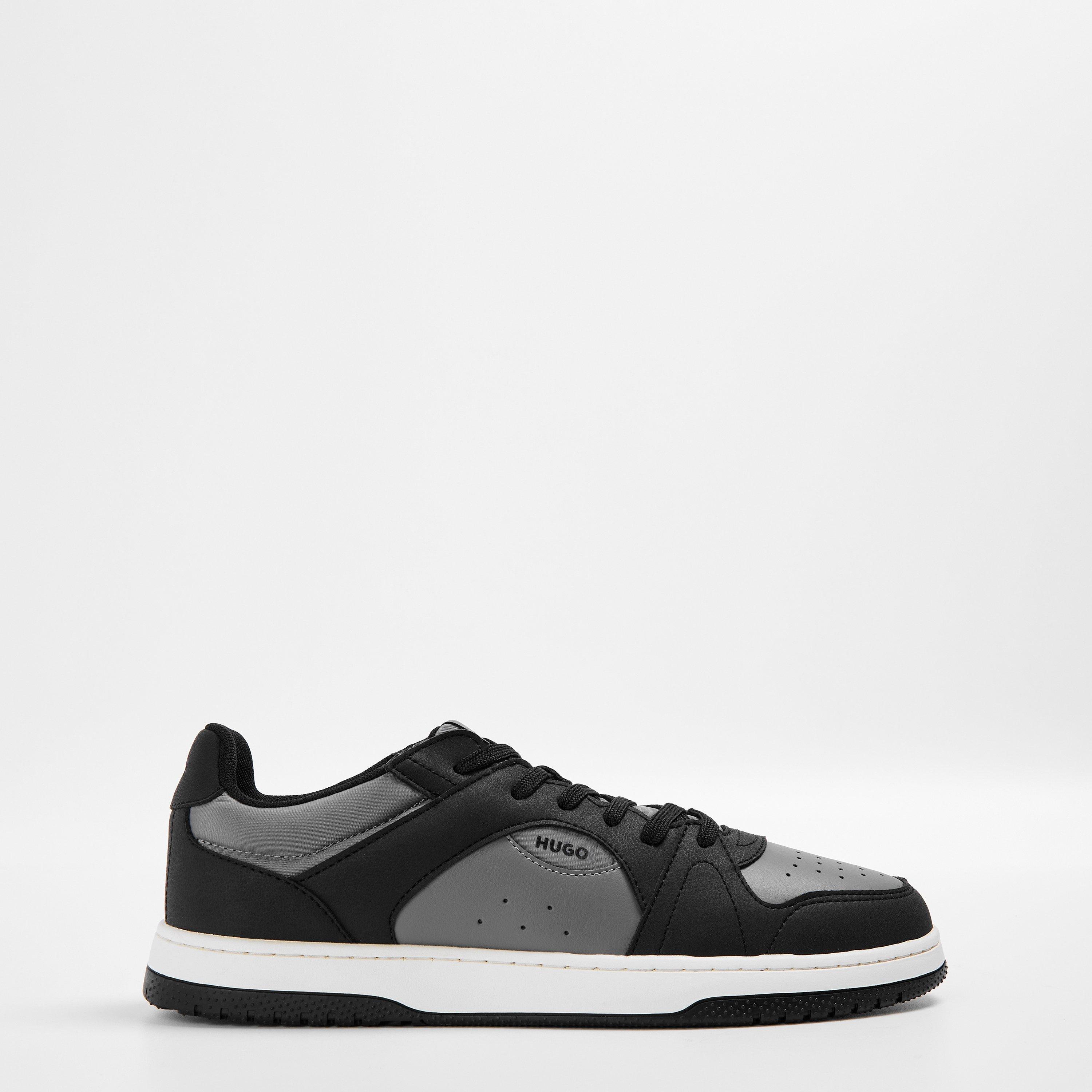 Hugo Logo Trainers - Charcoal 010 - Size 7 (41)