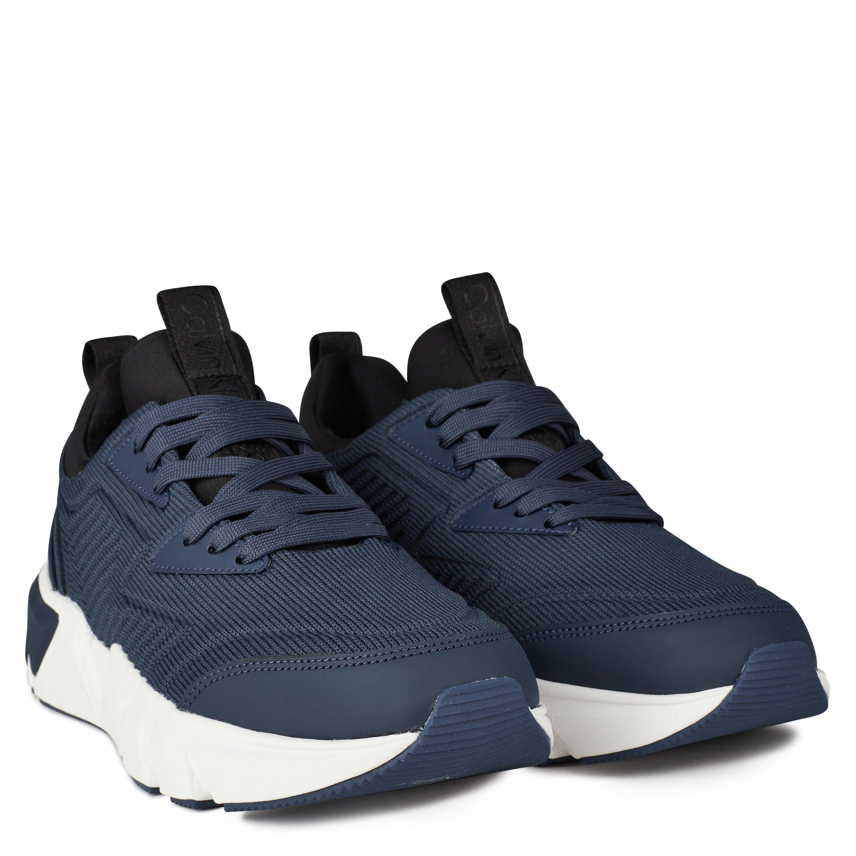 Navy/White - Calvin Klein - Pro Runn Trainers - 3
