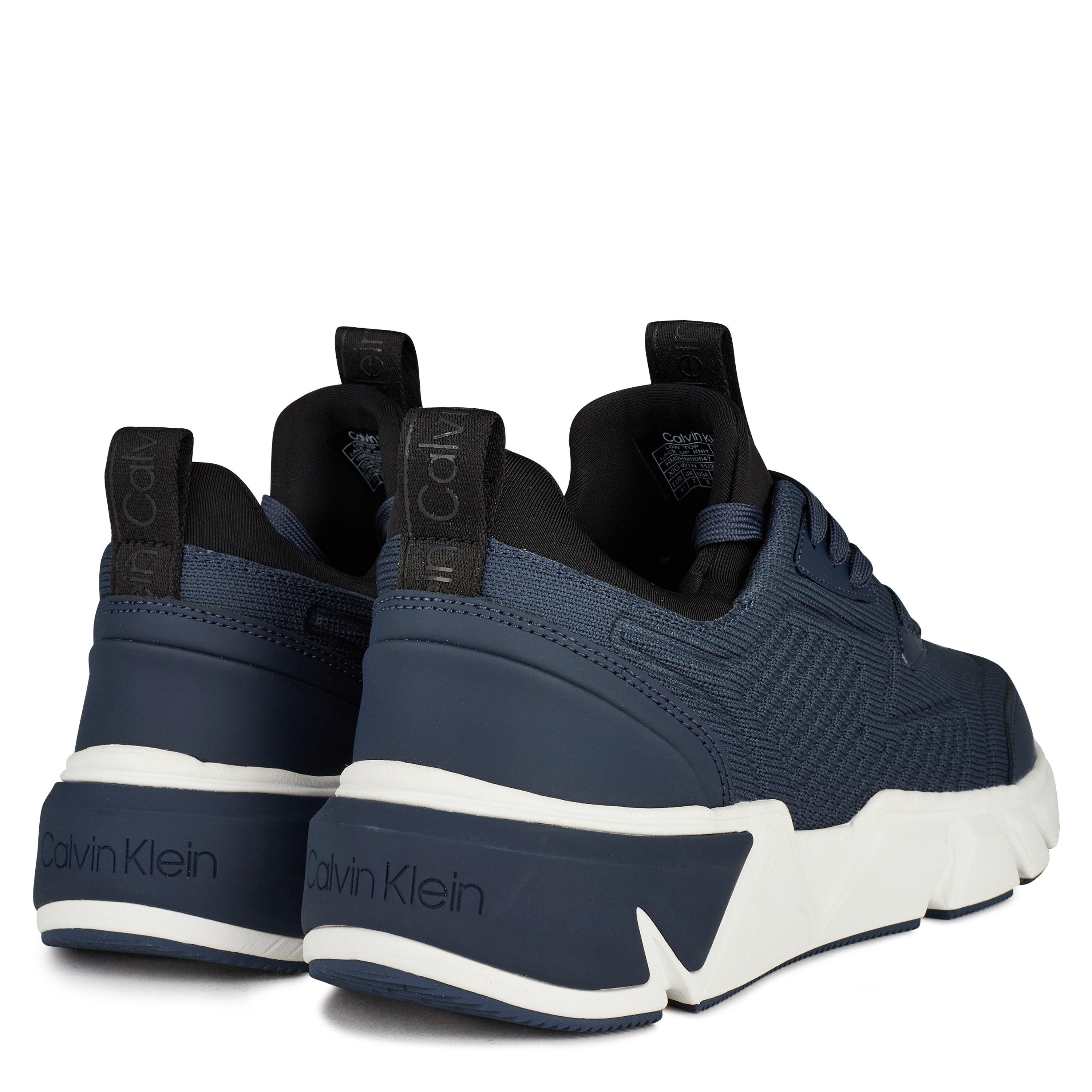 Navy/White - Calvin Klein - Pro Runn Trainers - 4