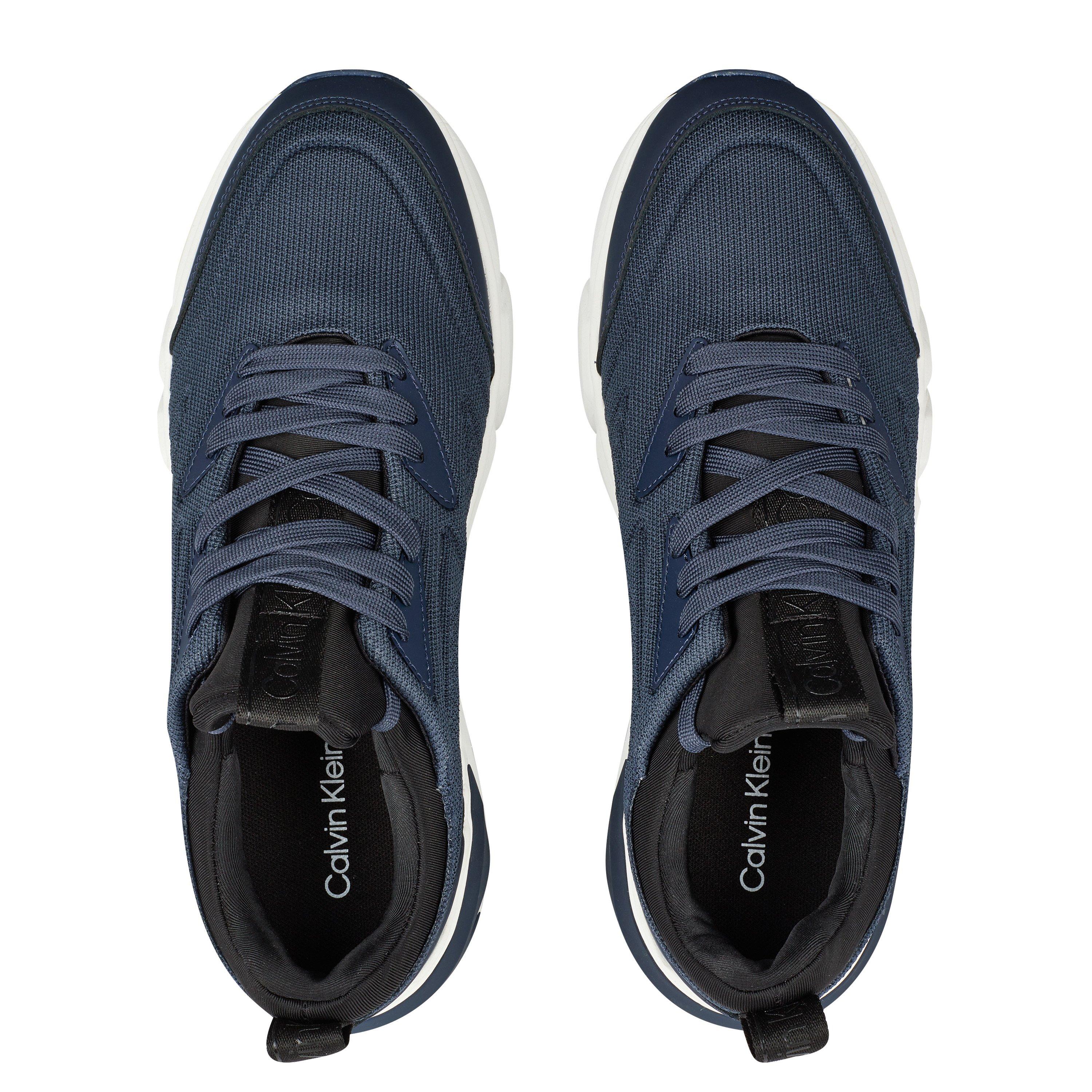 Navy/White - Calvin Klein - Pro Runn Trainers - 5
