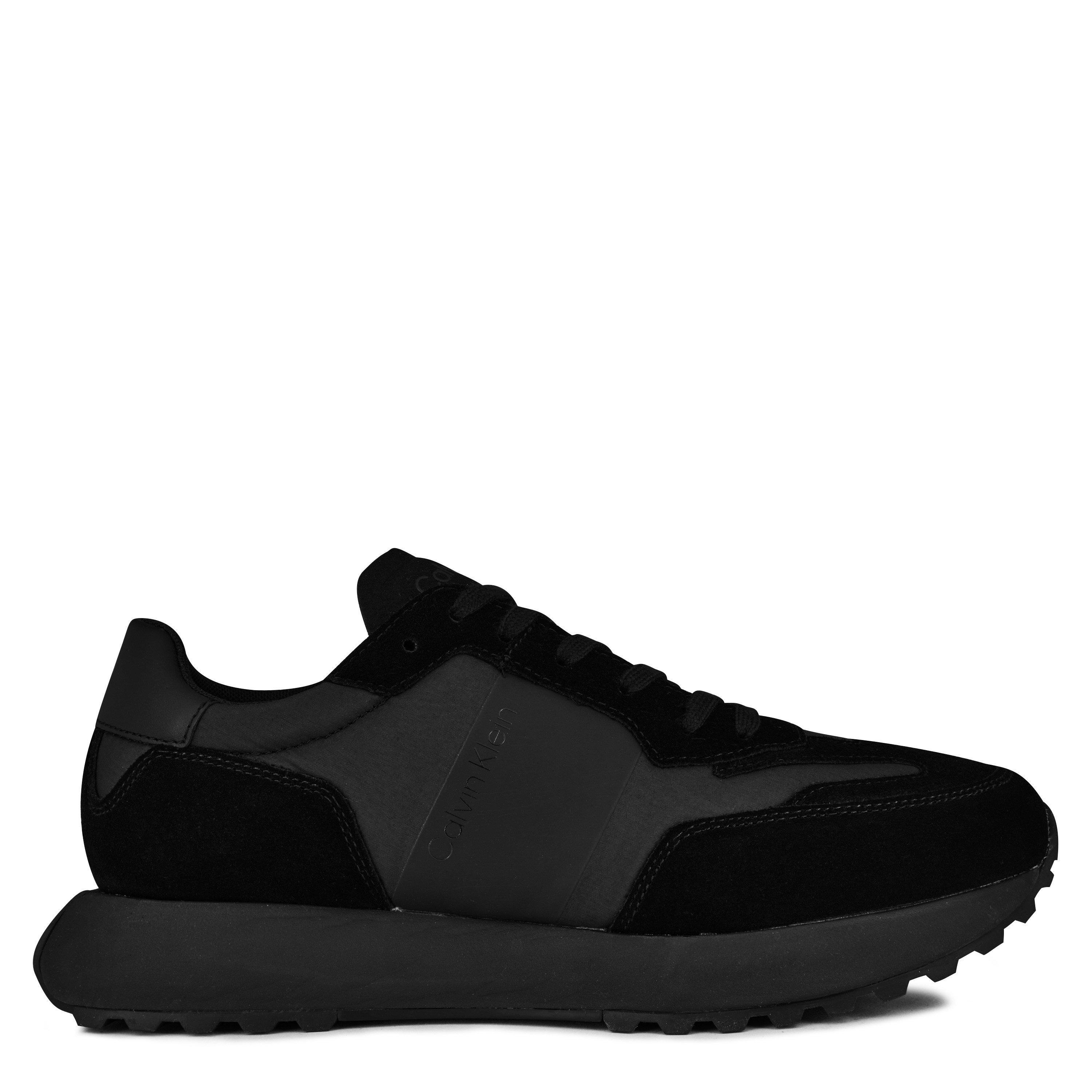 Calvin Klein Men's Suede Trainers - Black/Black 00U - 9 (43)