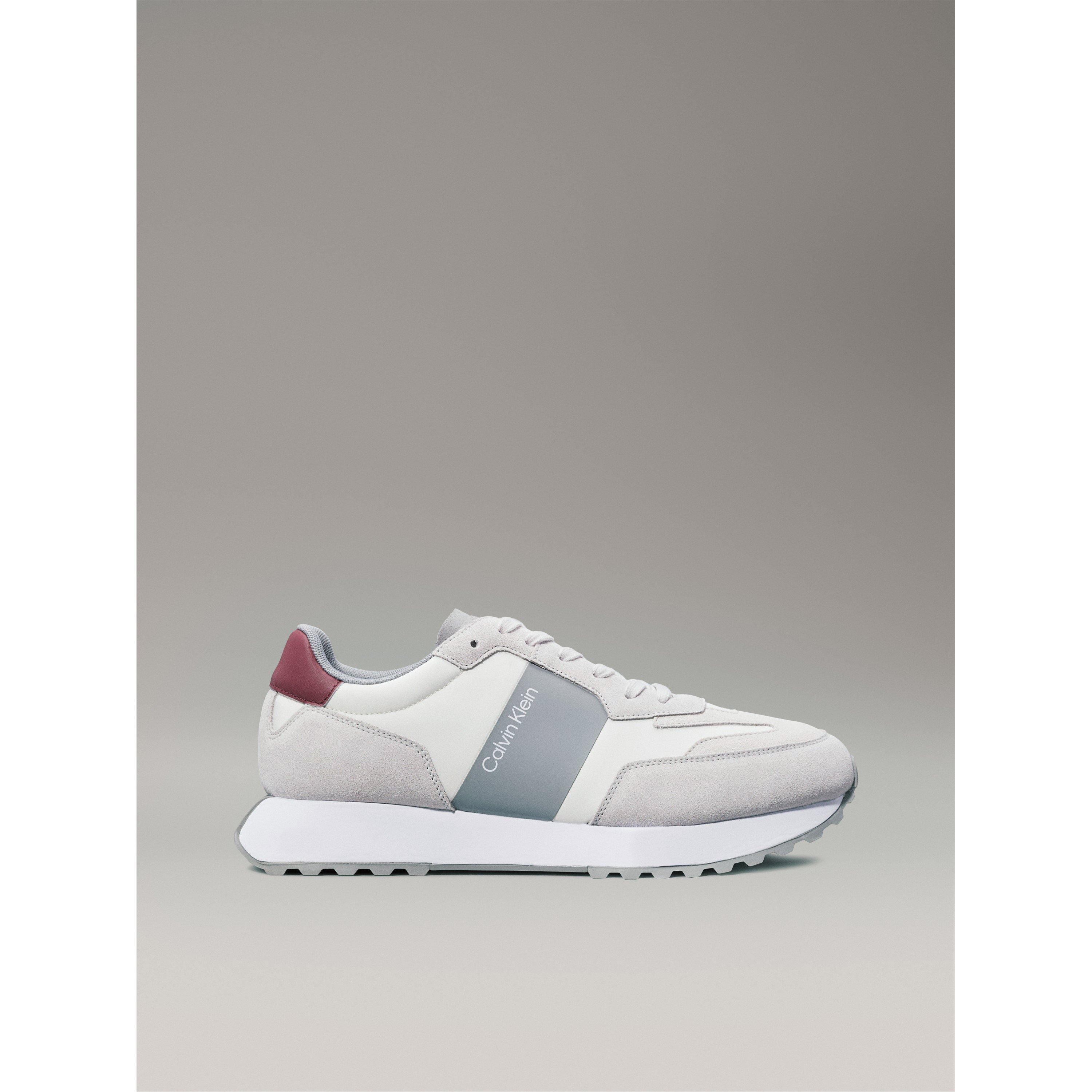 Calvin Klein Suede Trainers - Wht/AppleButter - Size 7 (41)