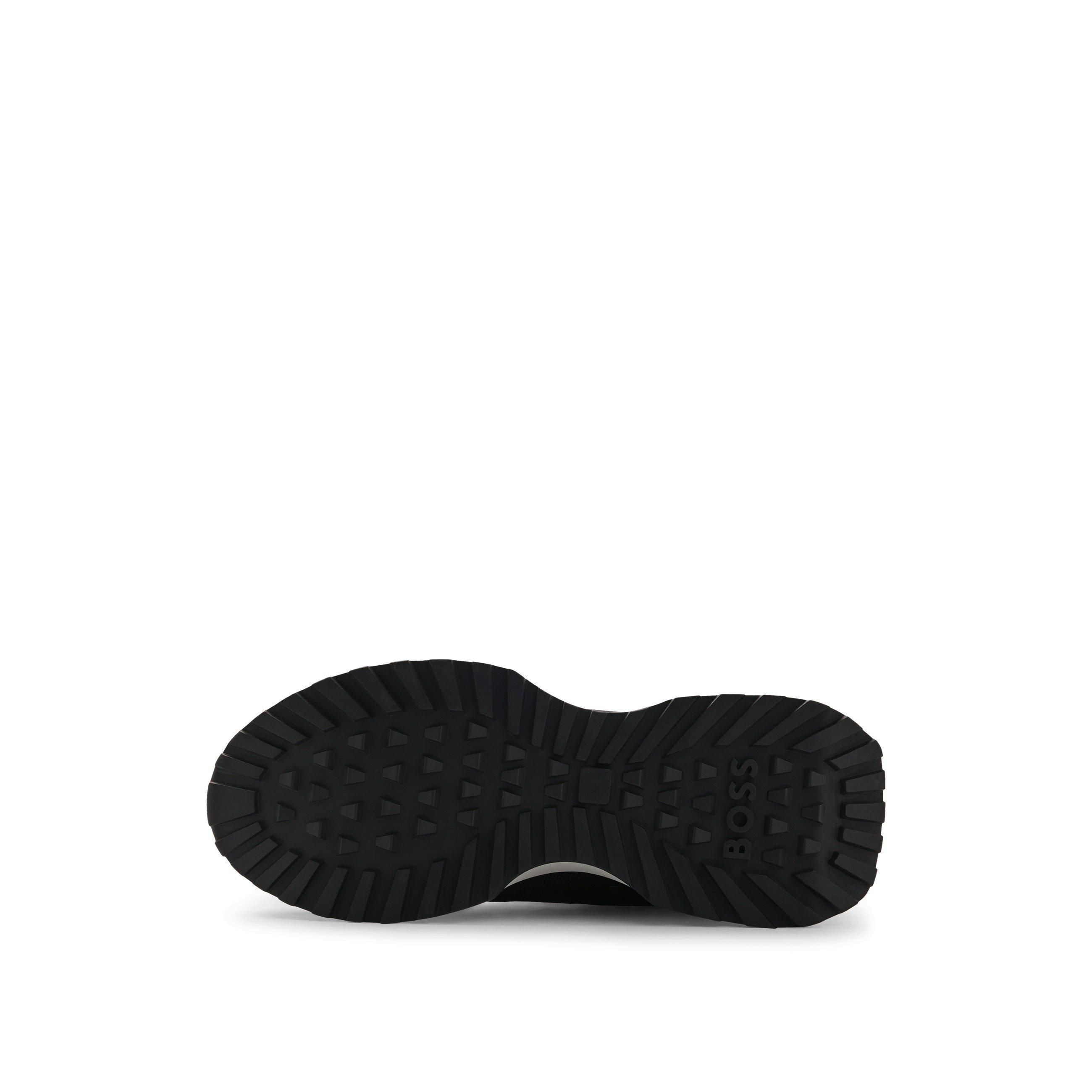 Black 001 - Boss - Men's Jonah Sporty Design Trainers - 10