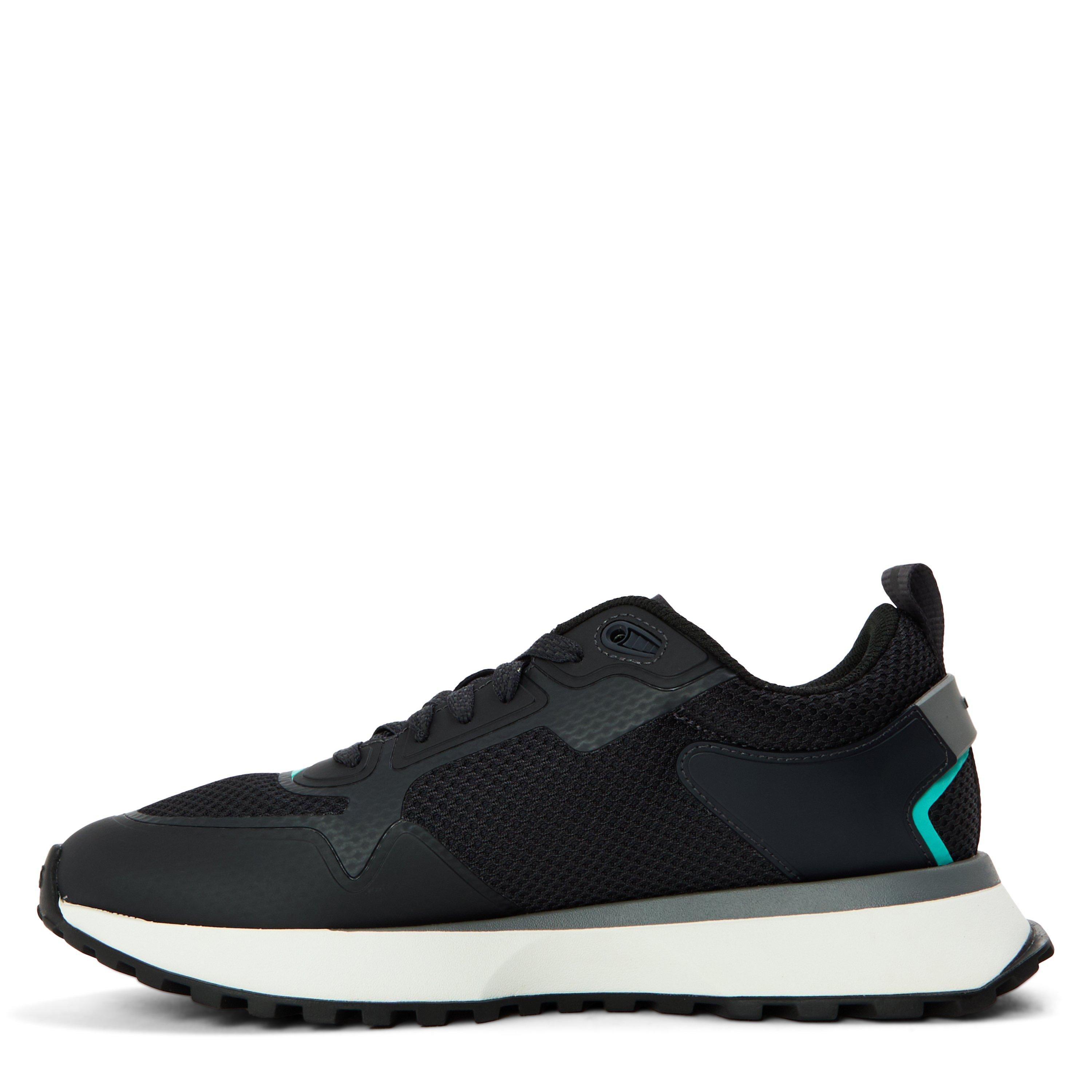 Dark Blue - Boss - Mens BOSS Reflective Contemporary Trainers with Breathable Mesh (Jonah) - 2