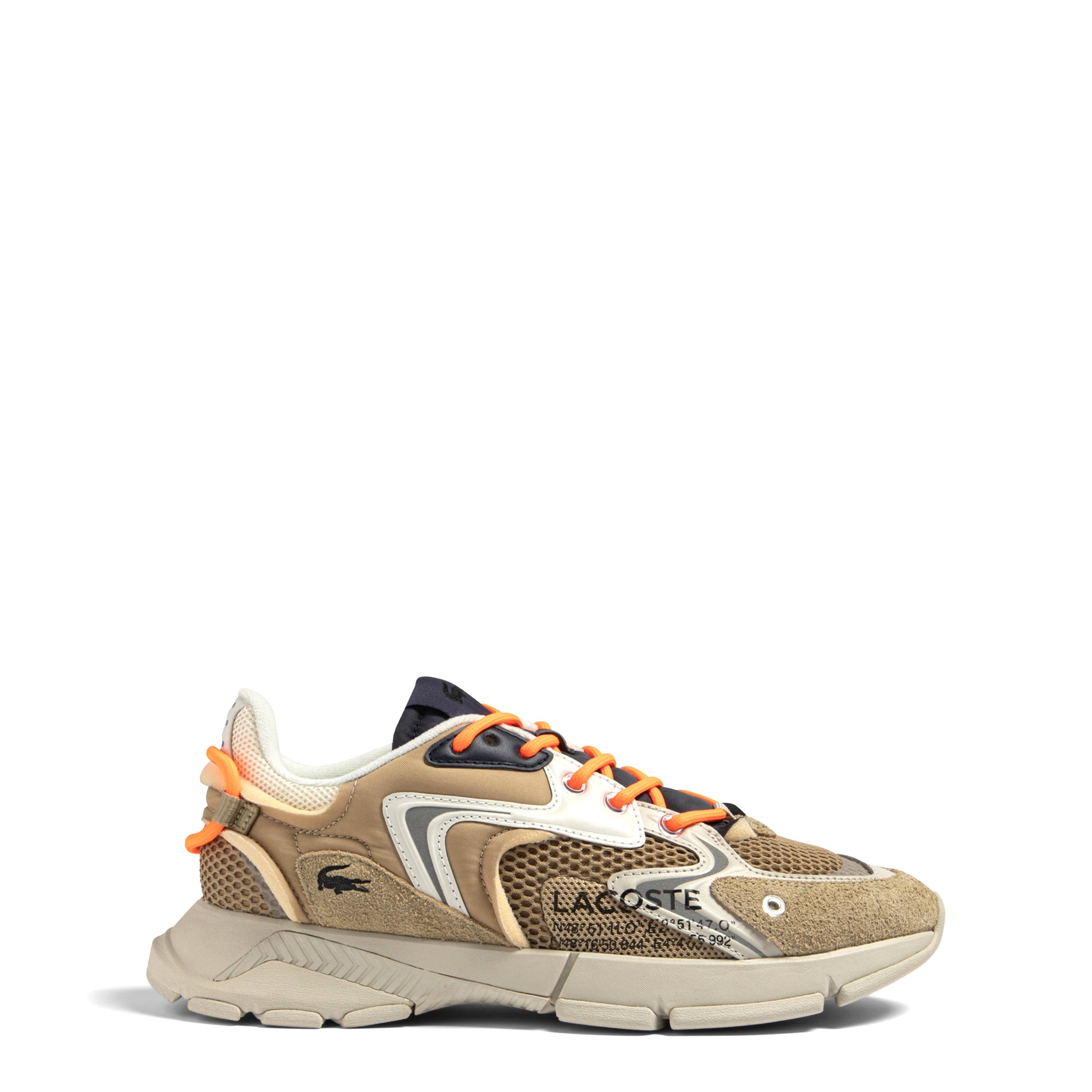 Khaki/Navy - Lacoste - L003 Neo Trainers - 1