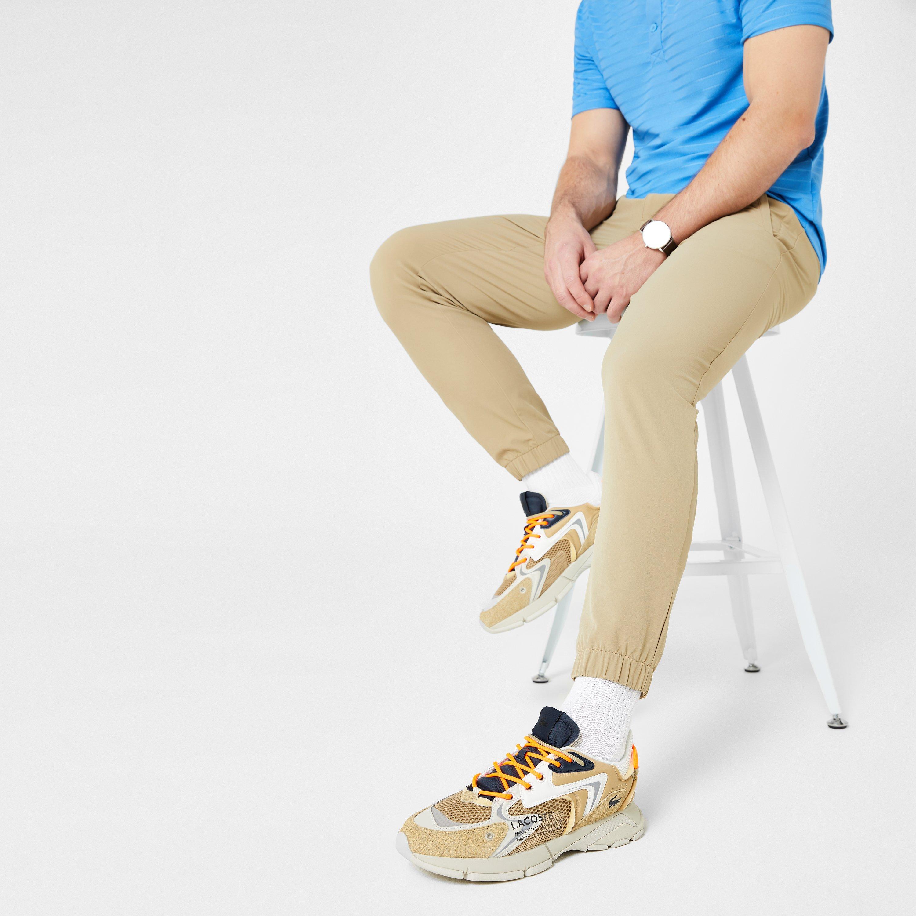 Khaki/Navy - Lacoste - L003 Neo Trainers - 2