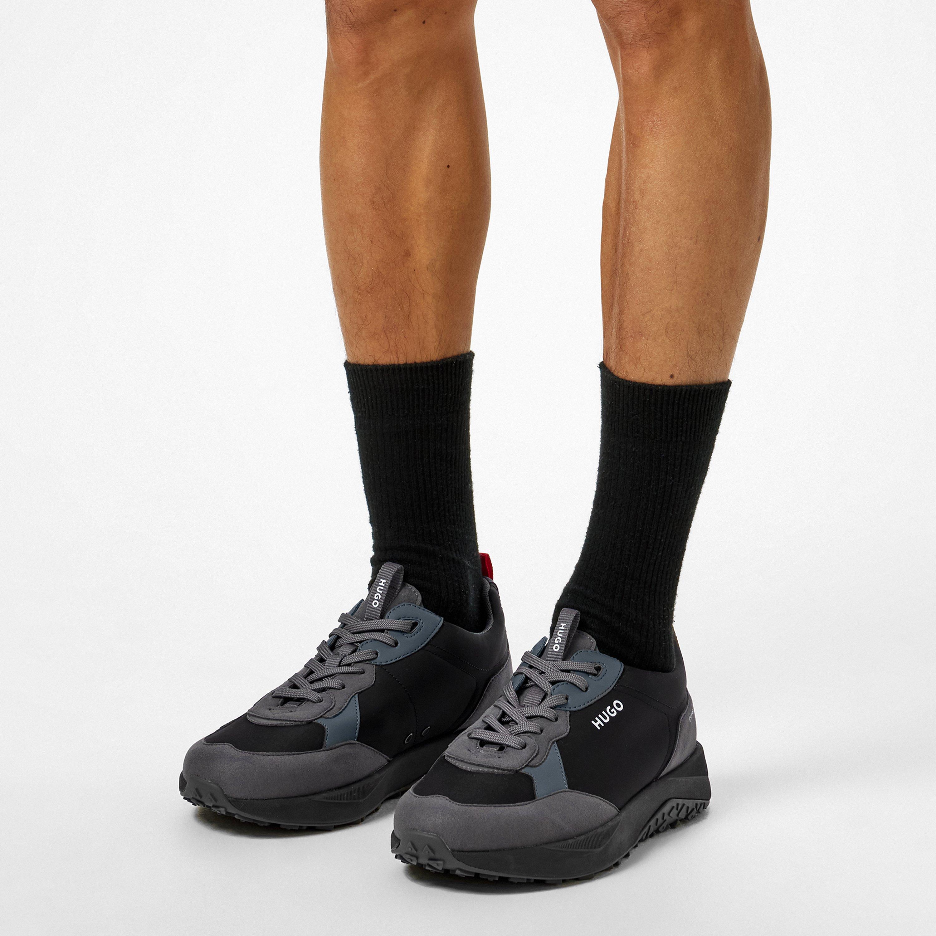 Black/Grey 021 - Hugo - Men's Kane Runners - 3