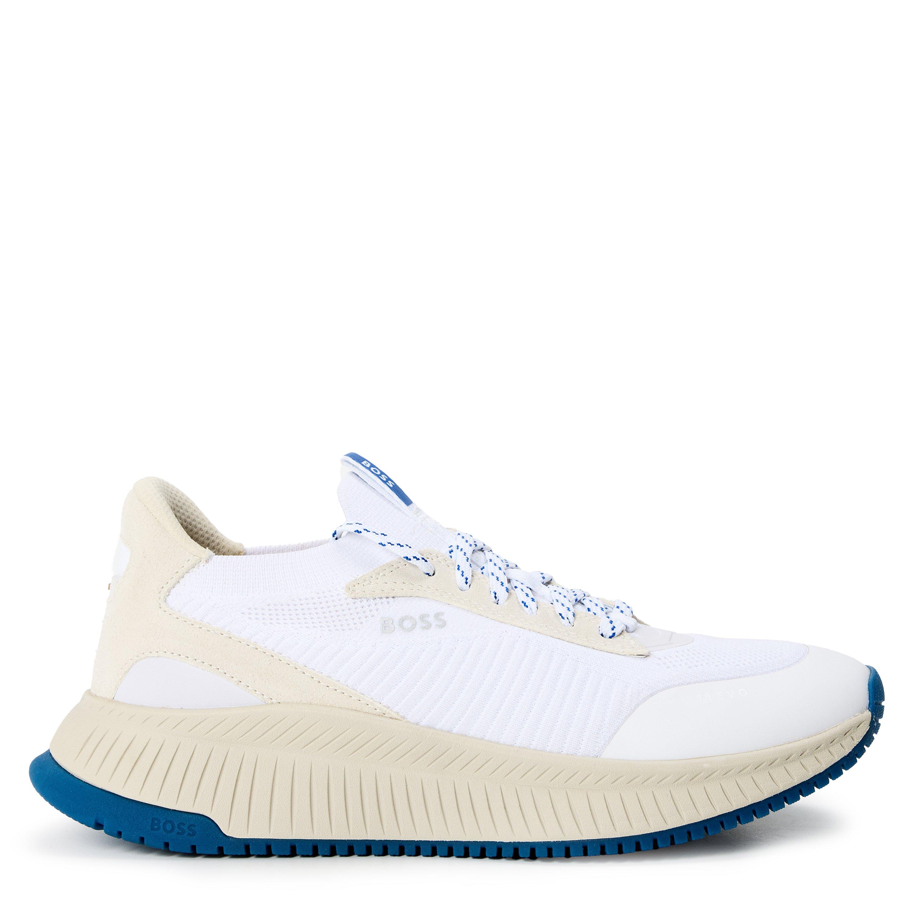 Natural - Boss - Men's Ttnm Evo Run Lightweight Breathable Trainers - 1