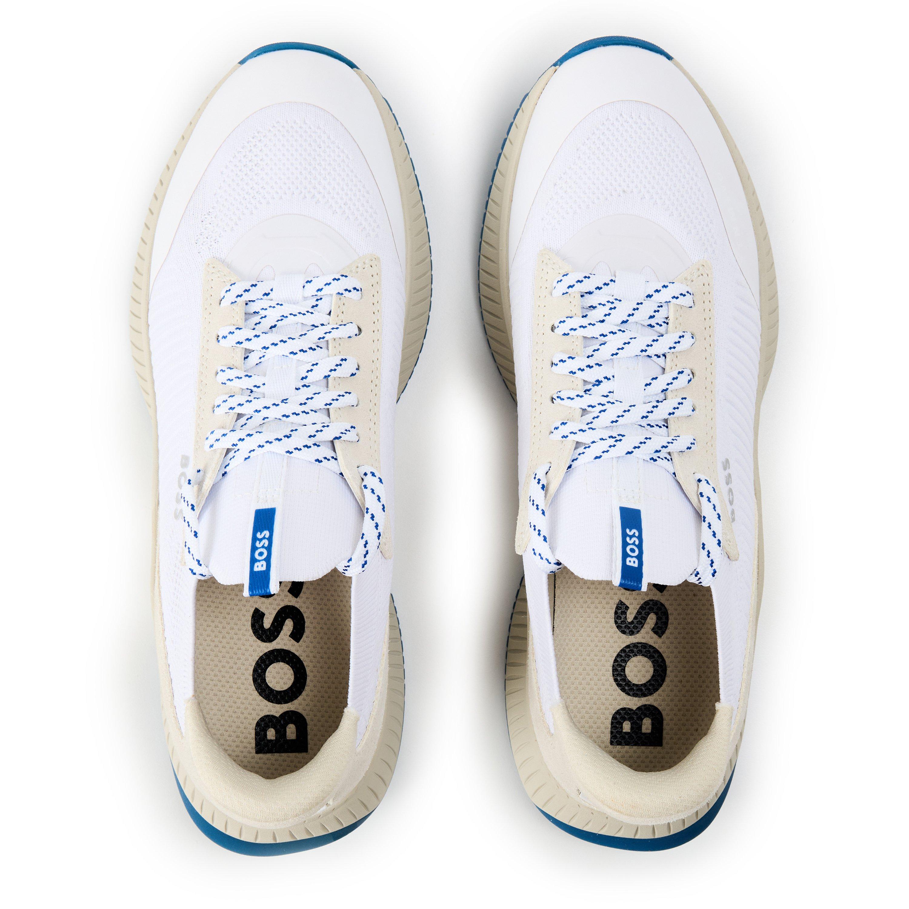 Natural - Boss - Men's Ttnm Evo Run Lightweight Breathable Trainers - 4