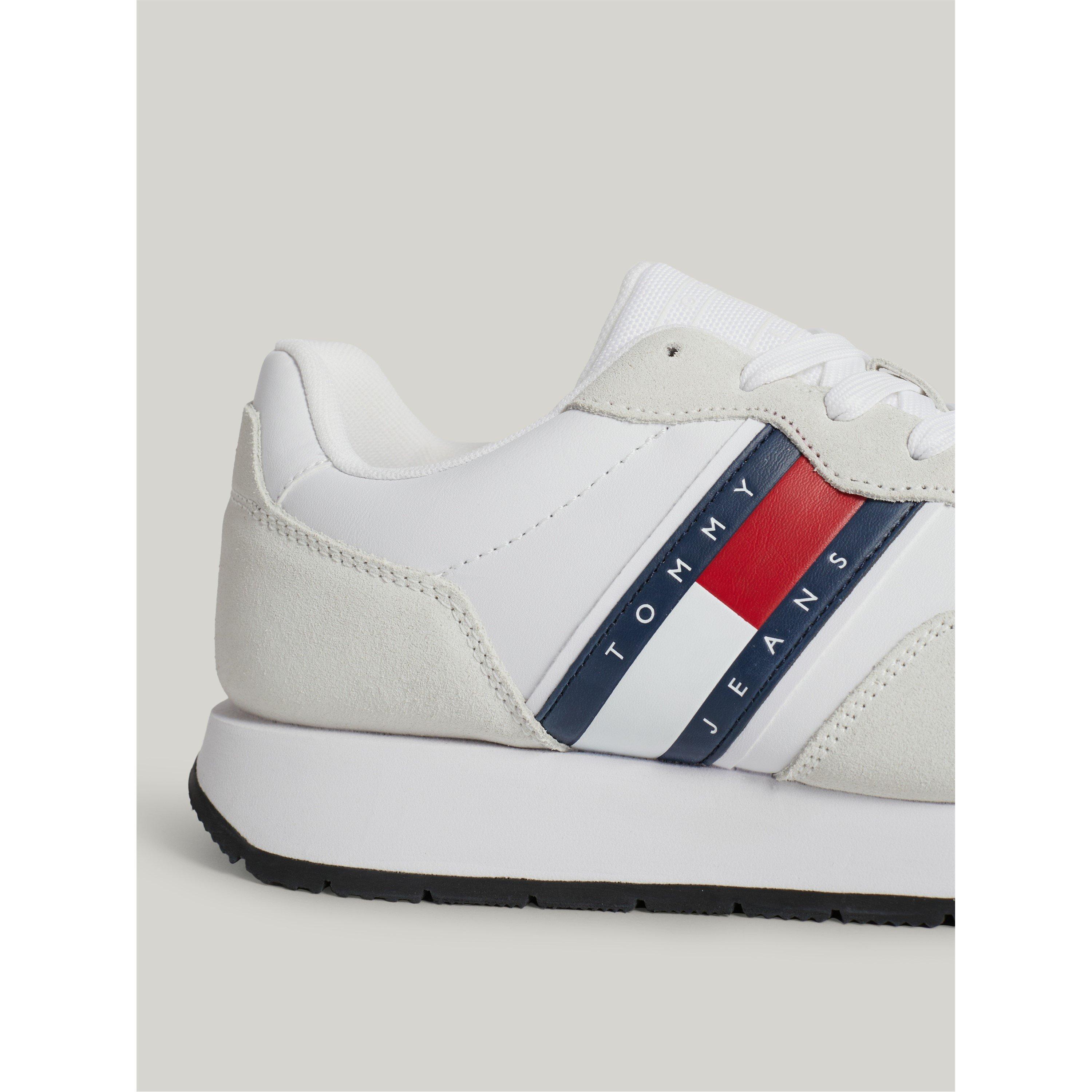 Wit - Tommy Jeans - Modern Runner Low Top Trainers - 5