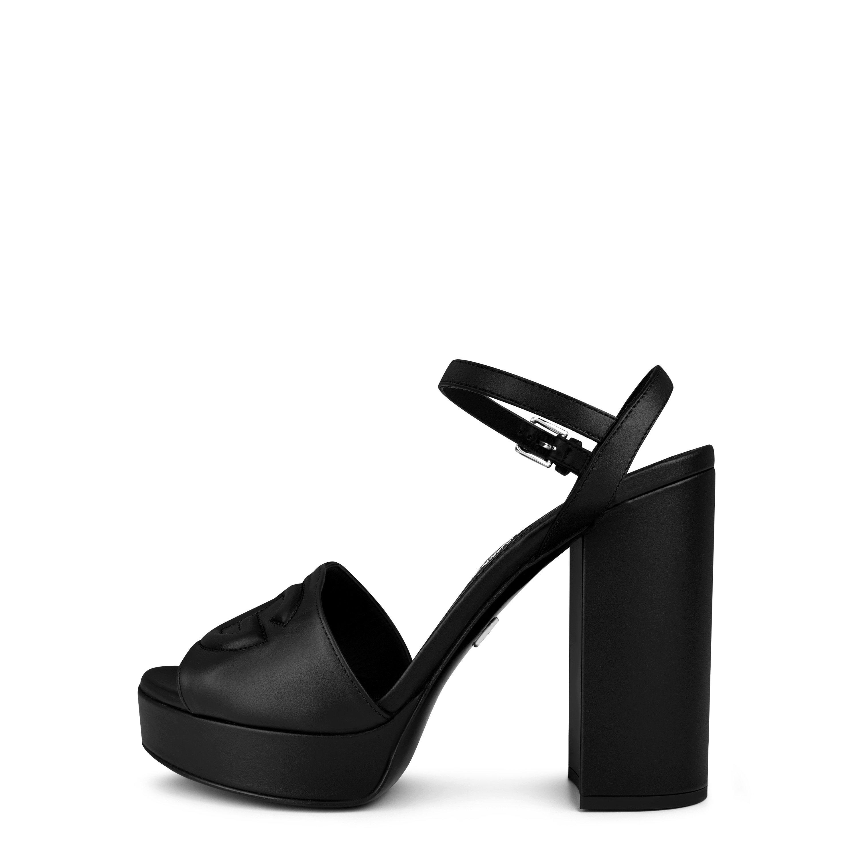 Black - Dolce and Gabbana - Platform Kiera Heeled Sandals - 3