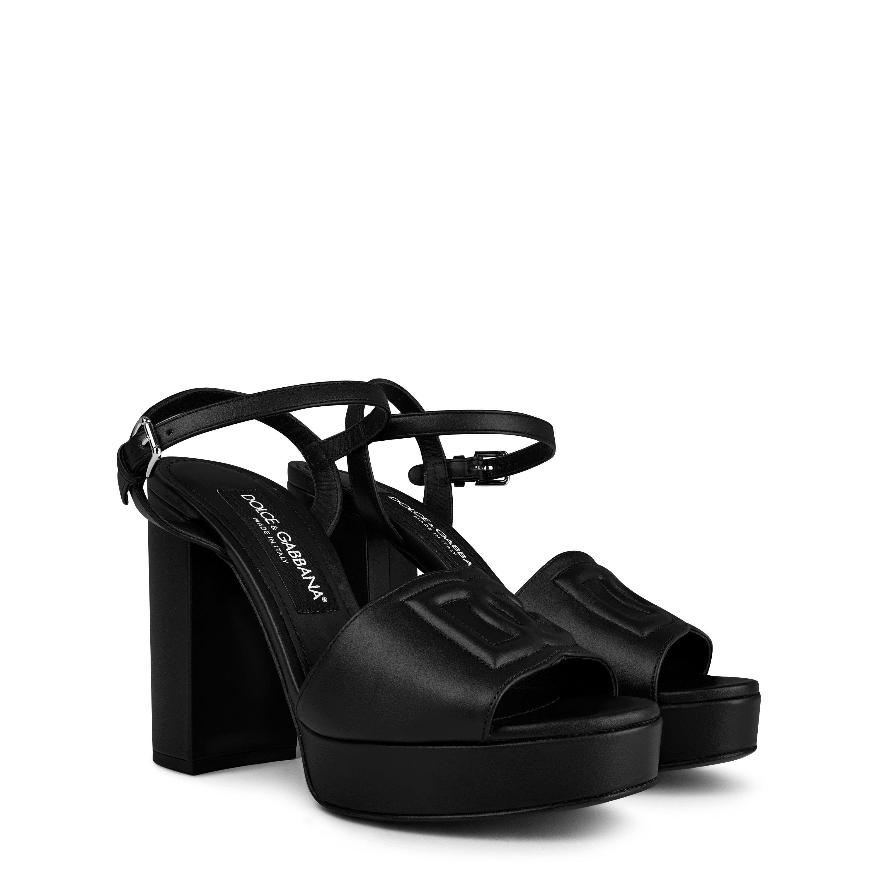 Black - Dolce and Gabbana - Platform Kiera Heeled Sandals - 5