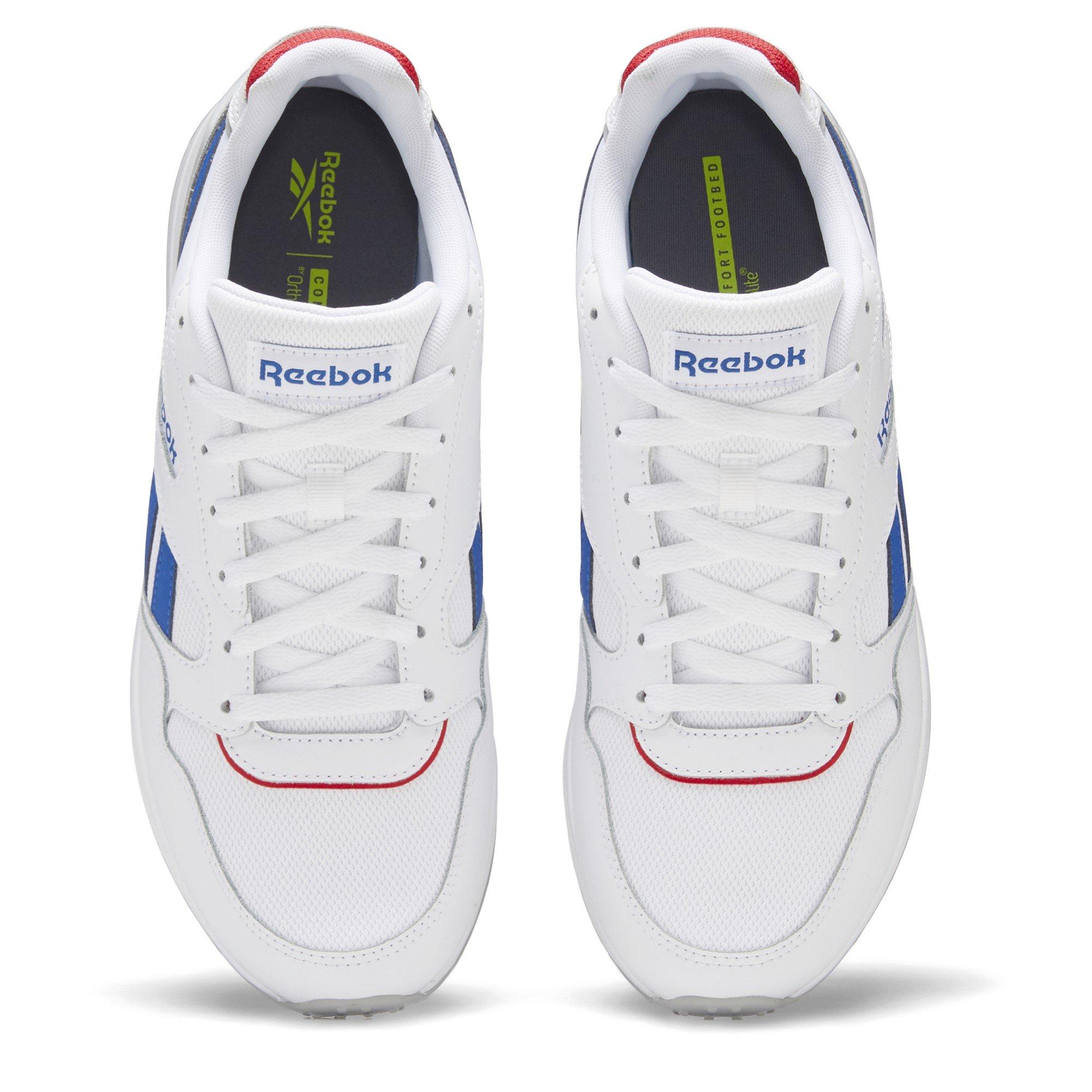 Wit/Blauw/Rood - Reebok - Unisex Adult Classic Low-Top Trainers - 5