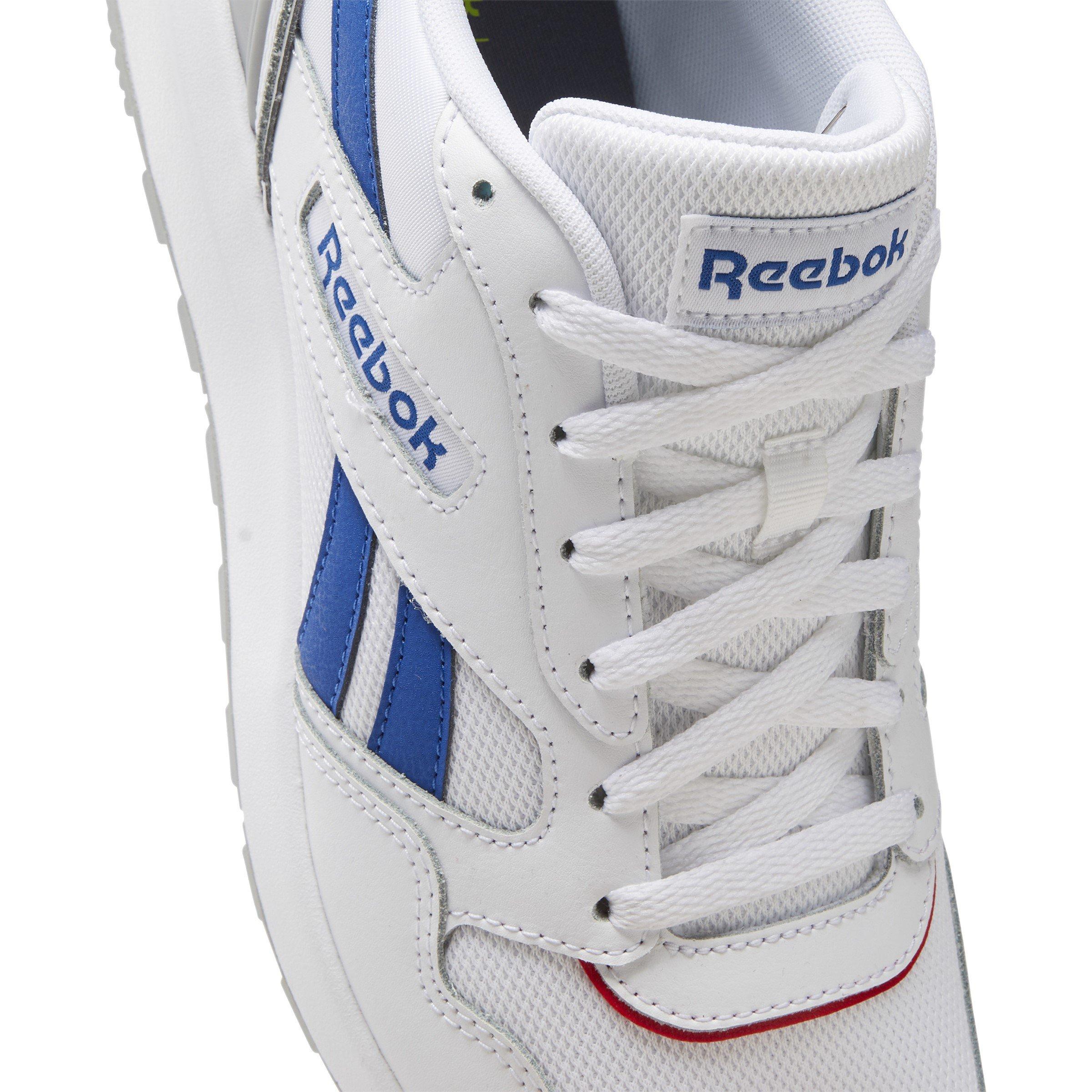Wit/Blauw/Rood - Reebok - Unisex Adult Classic Low-Top Trainers - 7