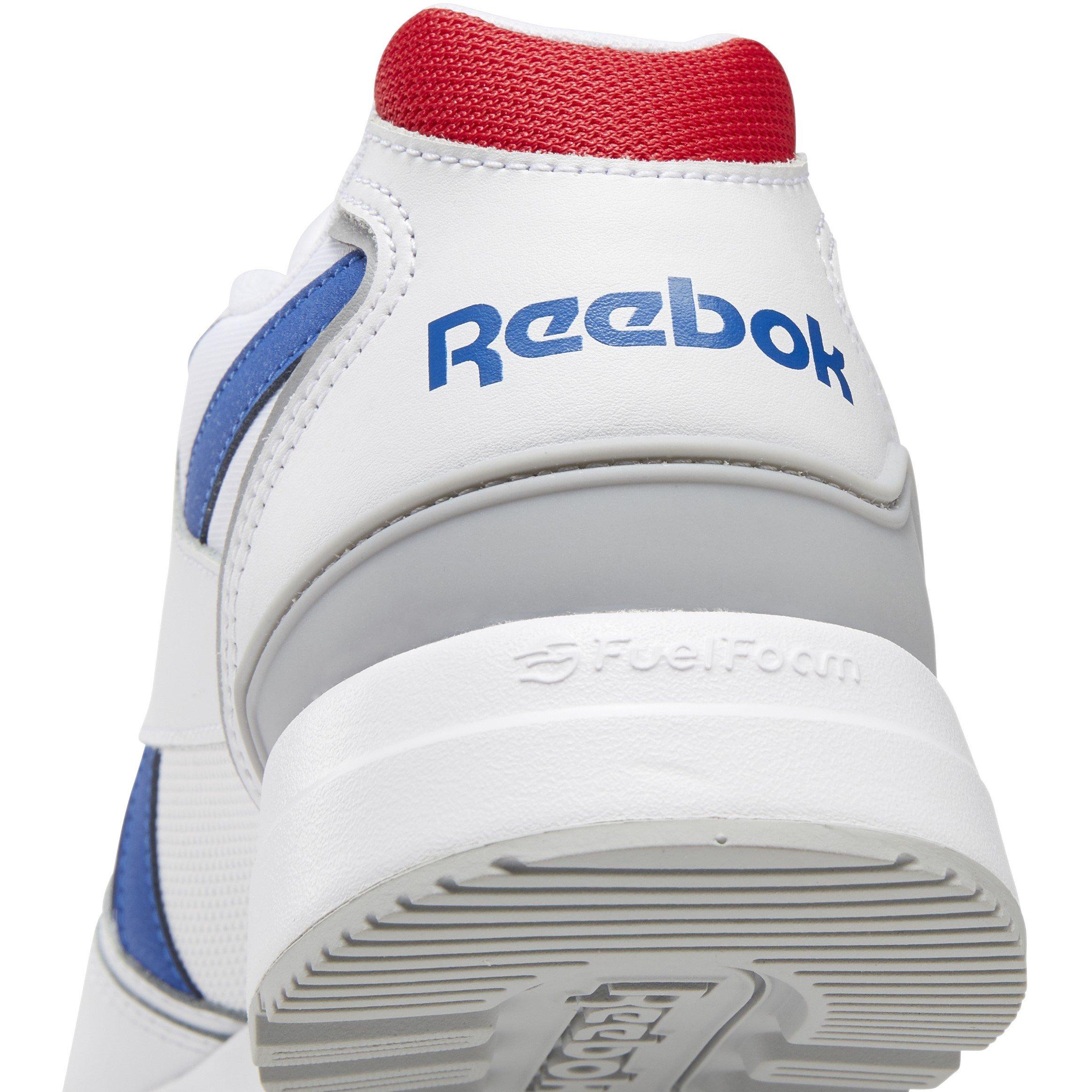 Wit/Blauw/Rood - Reebok - Unisex Adult Classic Low-Top Trainers - 8