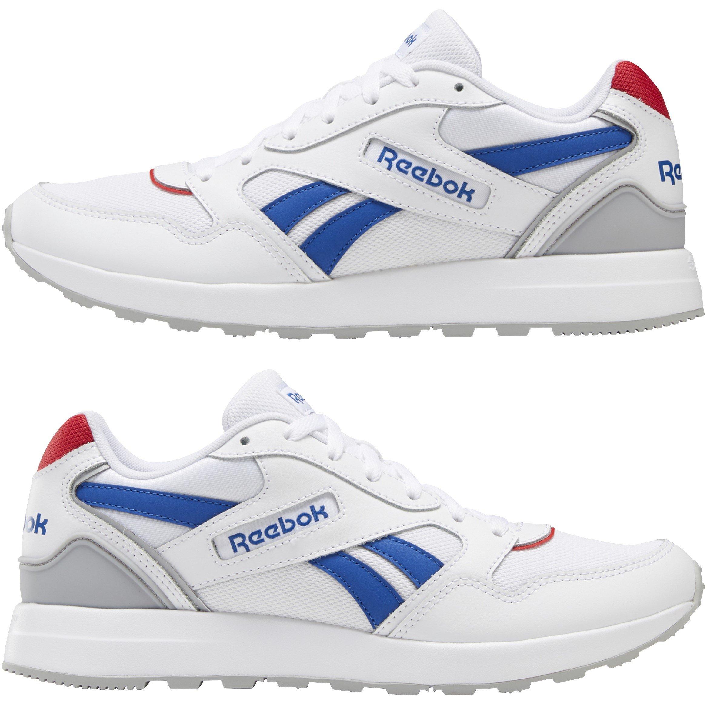 Wit/Blauw/Rood - Reebok - Unisex Adult Classic Low-Top Trainers - 9
