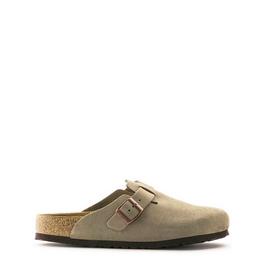 Birkenstock Boston Suede Flat Sandals