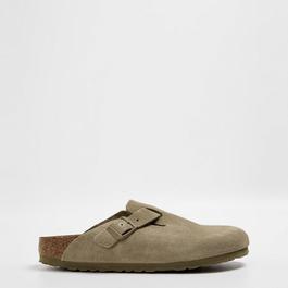 Birkenstock Boston Suede Flat Sandals