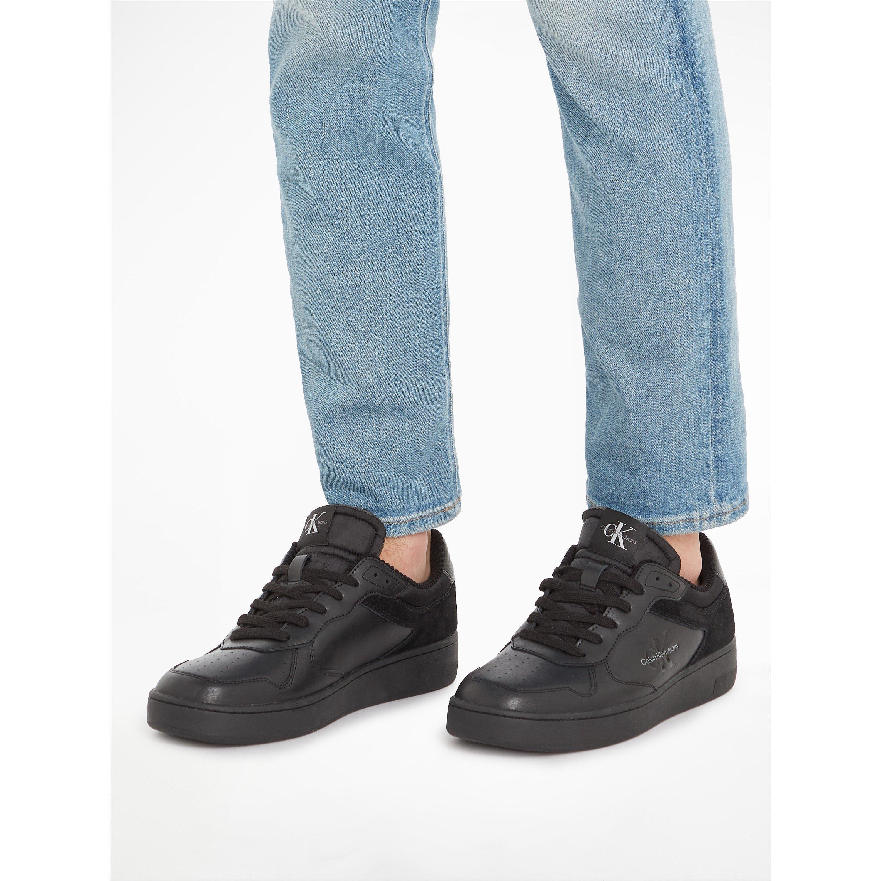 Black - Calvin Klein Jeans - Men's Basket Low-Top Trainers - 2
