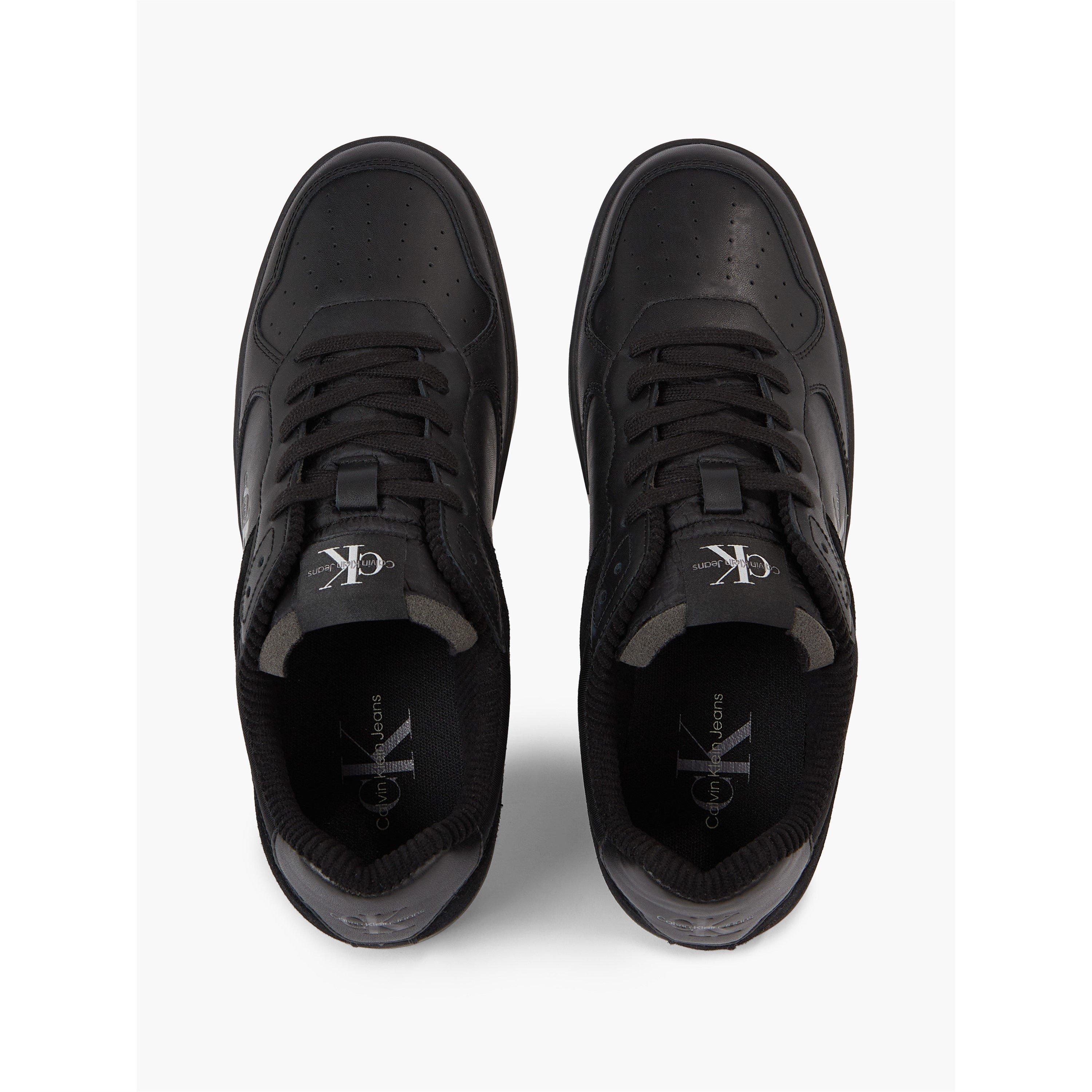 Black - Calvin Klein Jeans - Men's Basket Low-Top Trainers - 4