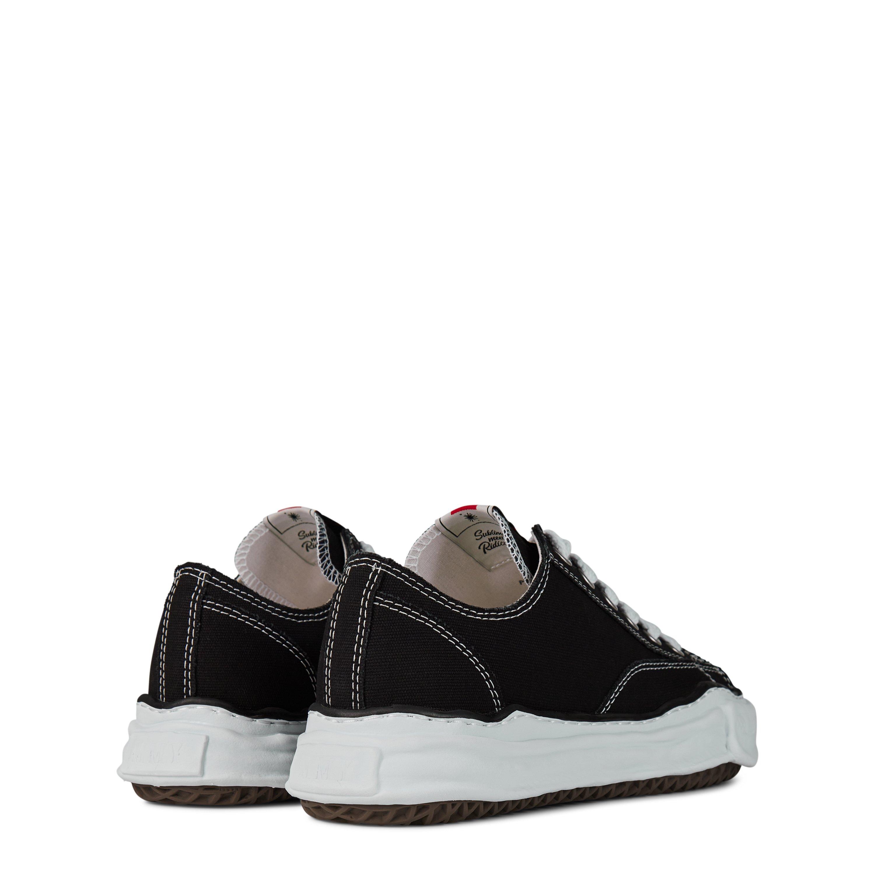Black - Mihara Yasuhiro - Peterson Original Sole Canvas Low Sneaker - 5