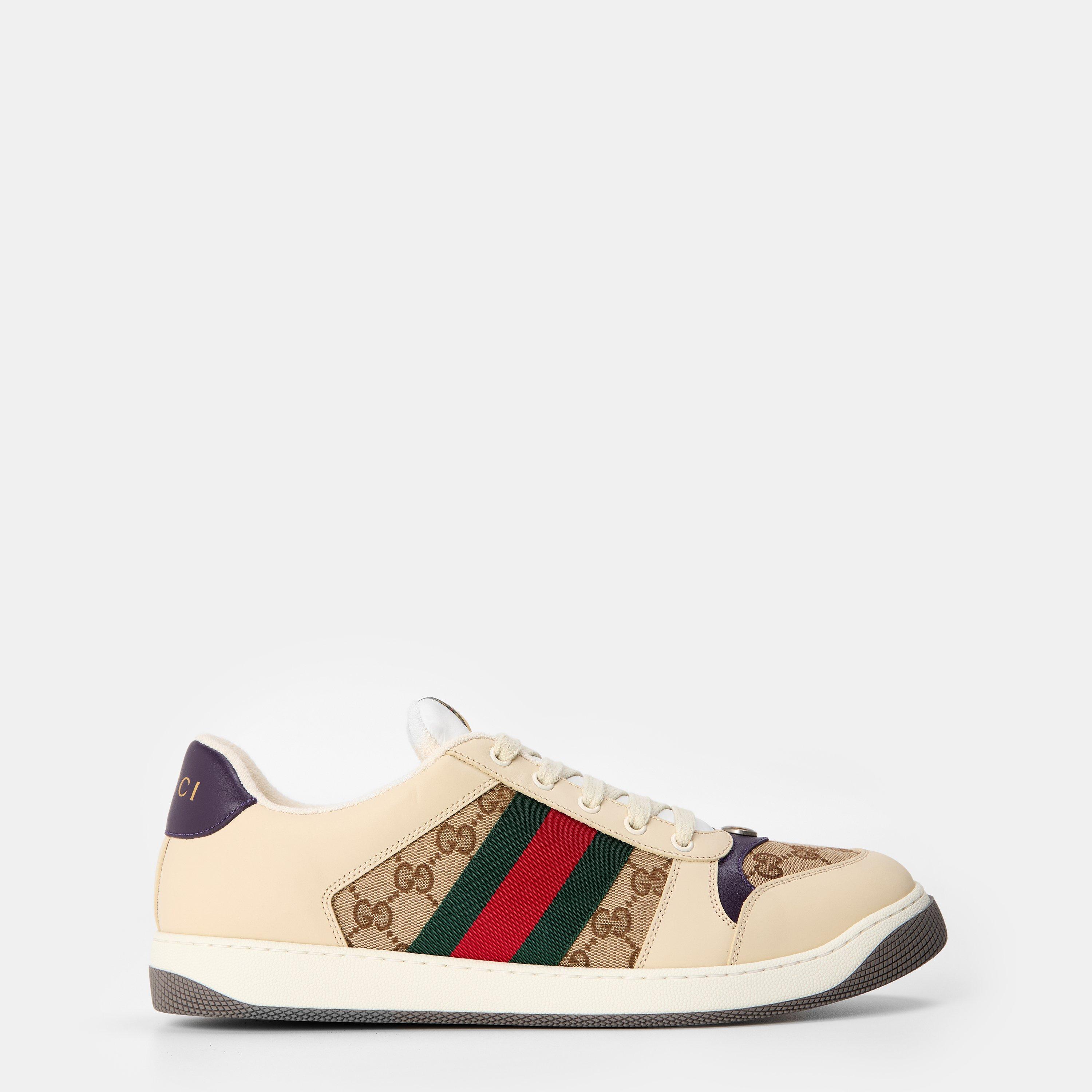 Beige/Milk - Gucci - Screener Sneakers - 1