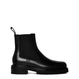 Off White Combat Chelsea Boots