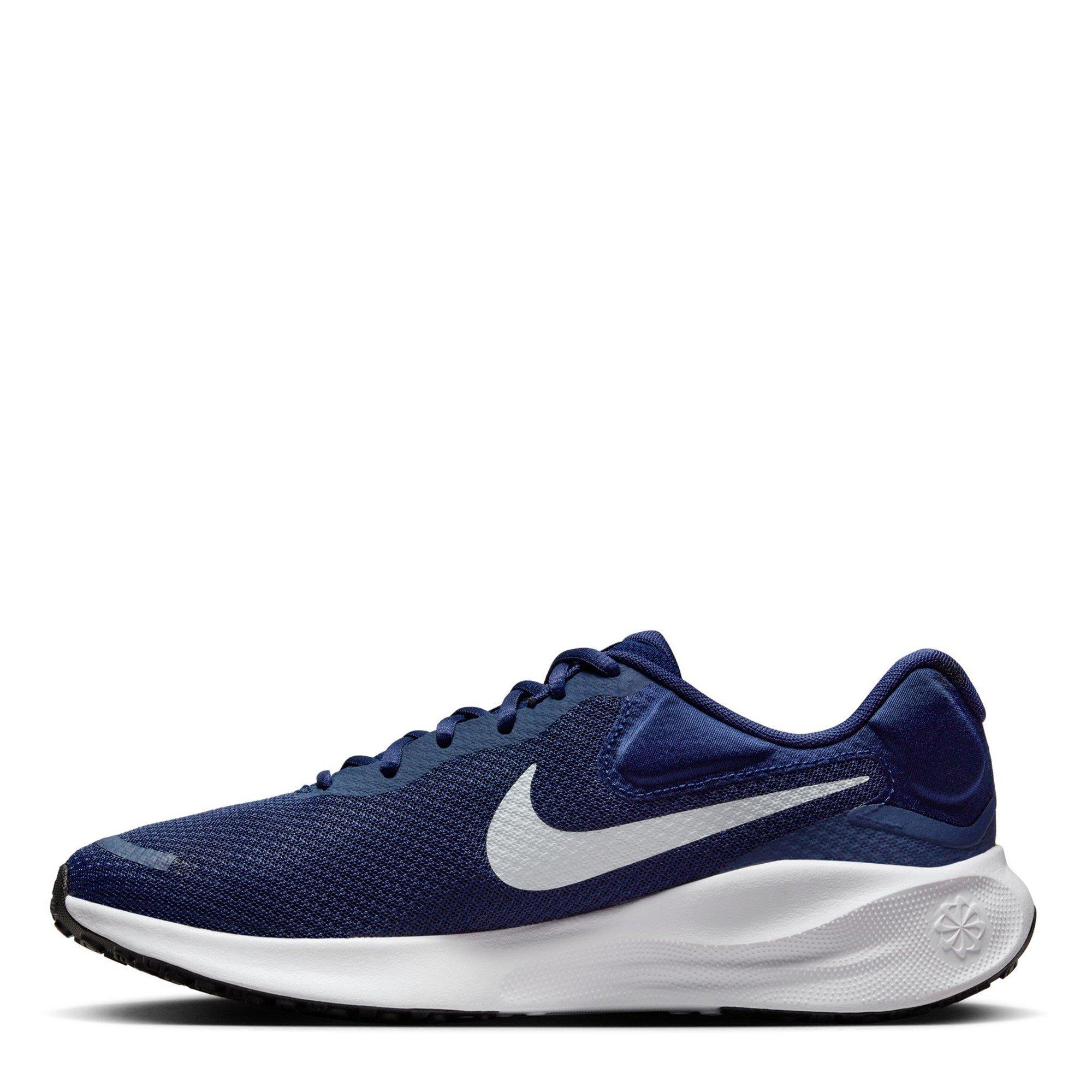 Navy/White - Nike - Revolution 7 Men's Road Running Shoes - 2