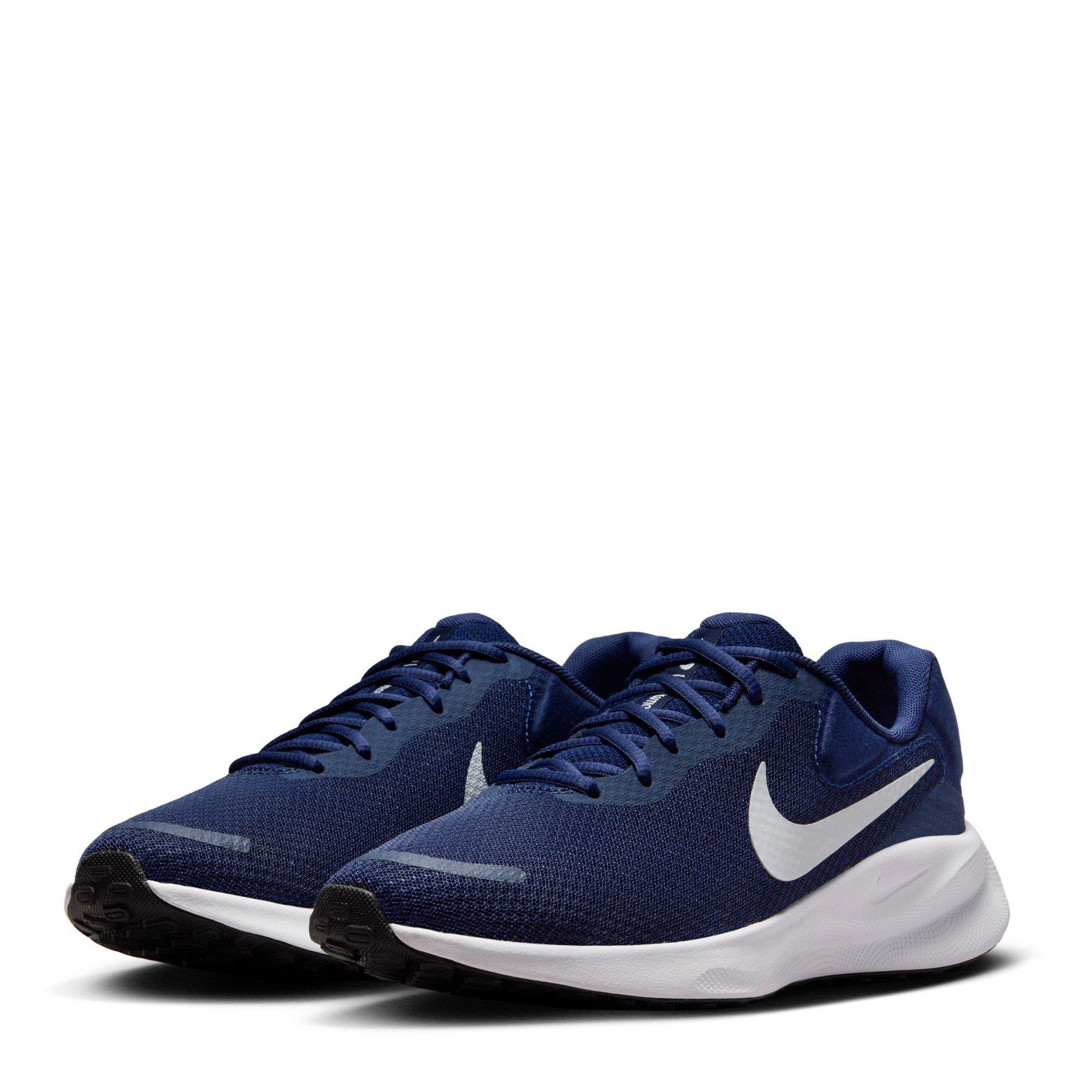 Navy/White - Nike - Revolution 7 Men's Road Running Shoes - 3